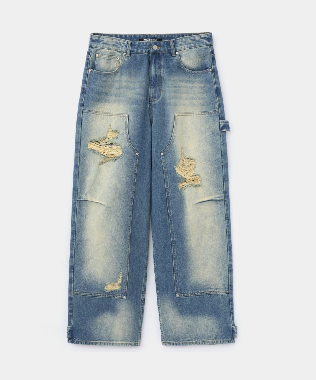 메종미네드(MAISON MINED) RUGGED CARPENTER DENIM PANTS BLUE