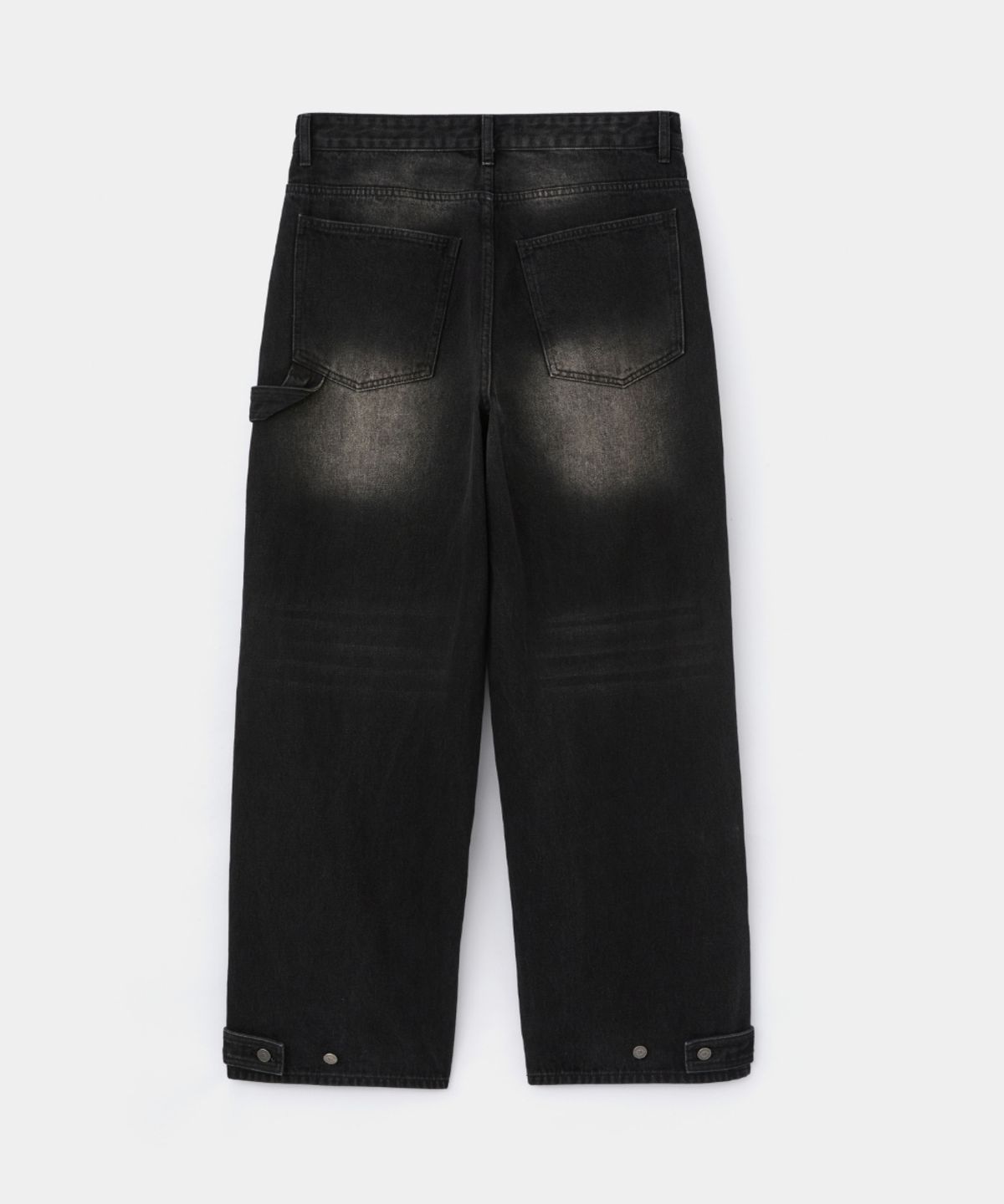 메종미네드(MAISON MINED) RUGGED CARPENTER DENIM PANTS BLACK