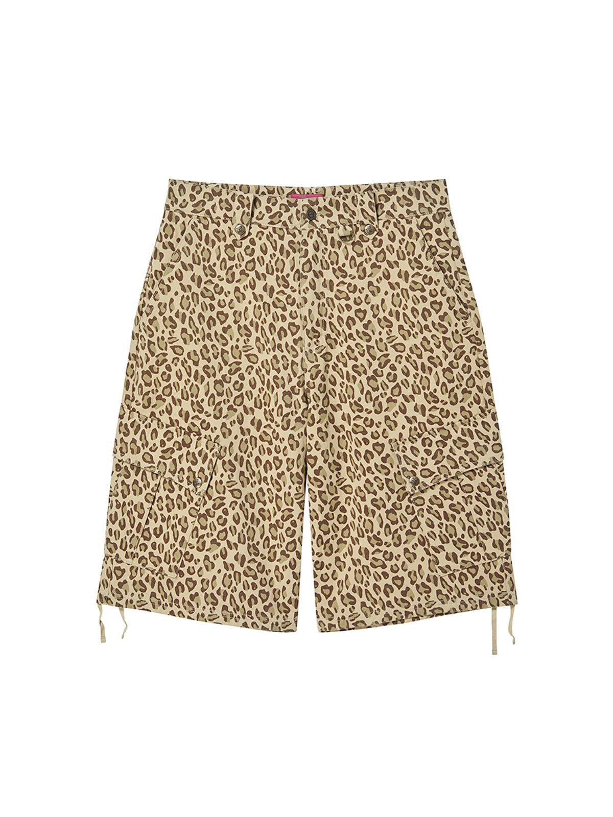 엔와이엑스엑스(NYXX) PATTERN CARGO HALF PANTS LEOPARD
