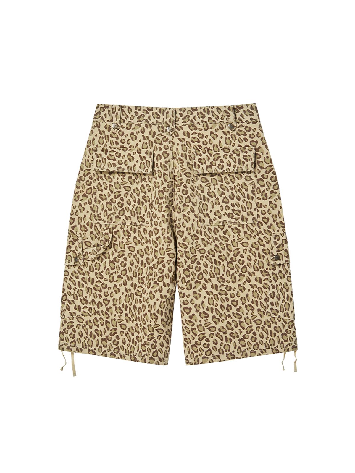 엔와이엑스엑스(NYXX) PATTERN CARGO HALF PANTS LEOPARD