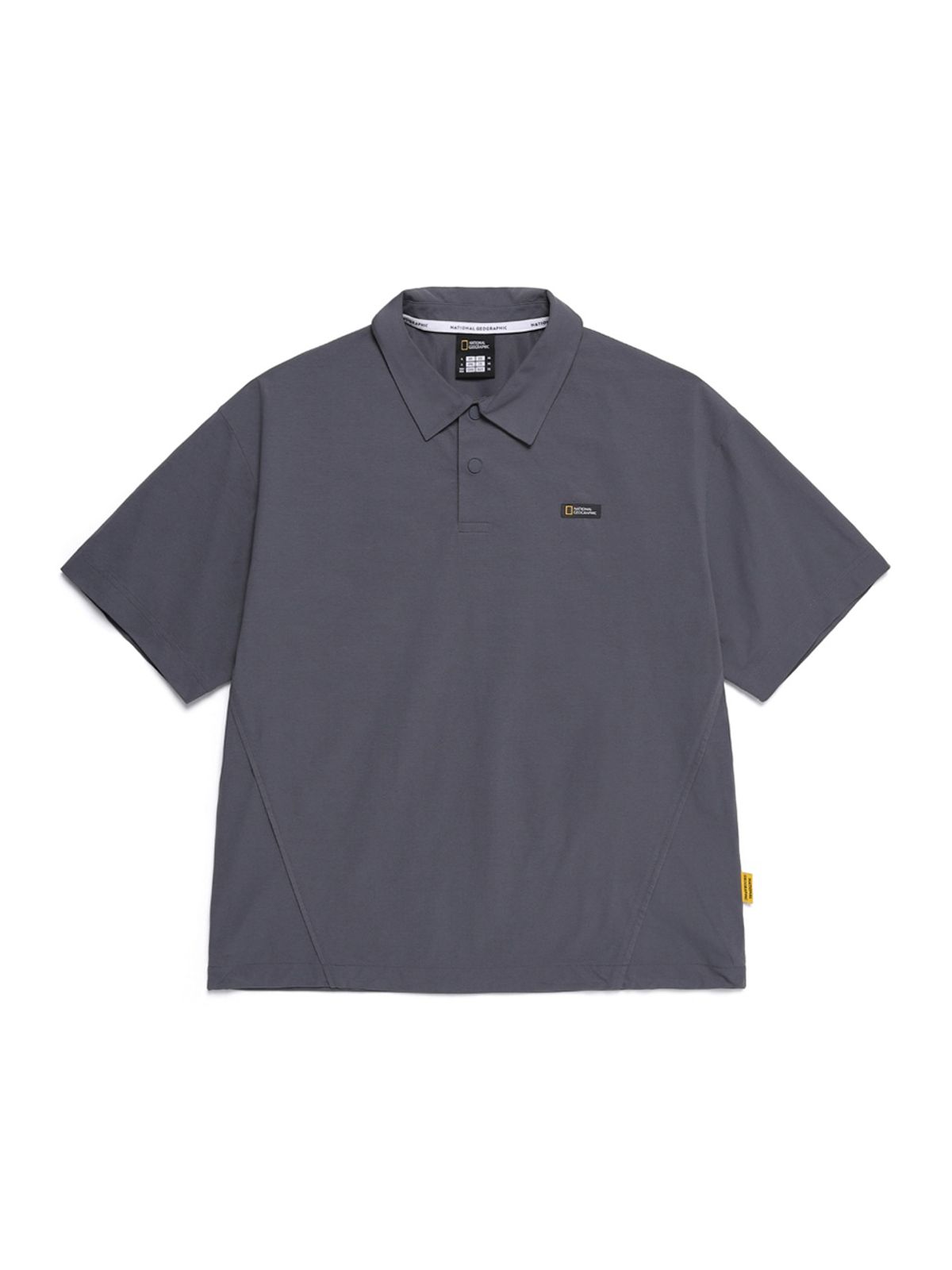 내셔널지오그래픽(NATIONALGEOGRAPHIC) N252UTS891 프로즌에어 반팔 카라티셔츠 BLUE GREY