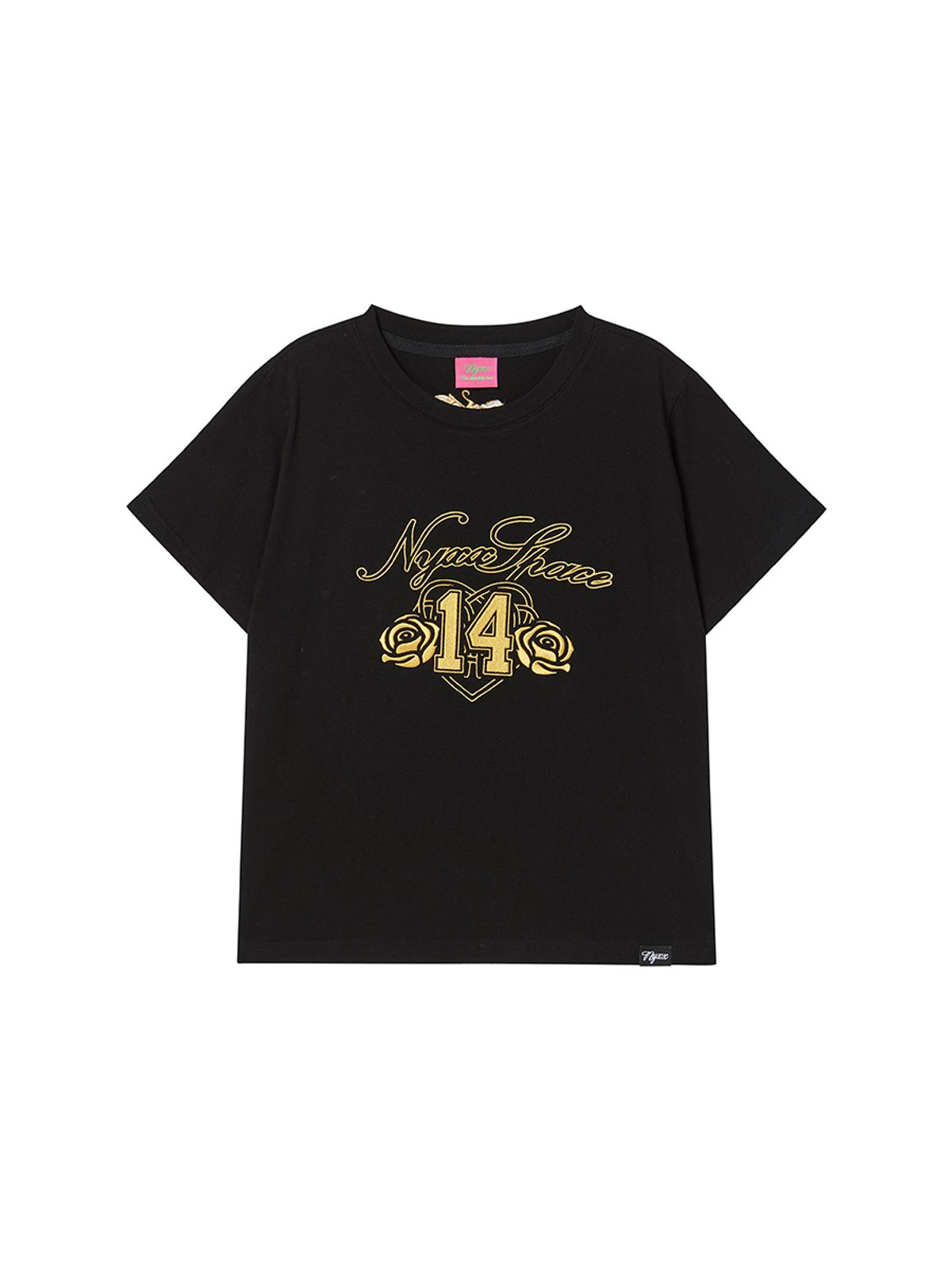 엔와이엑스엑스(NYXX) BLOOMING HEART TEE BLACK
