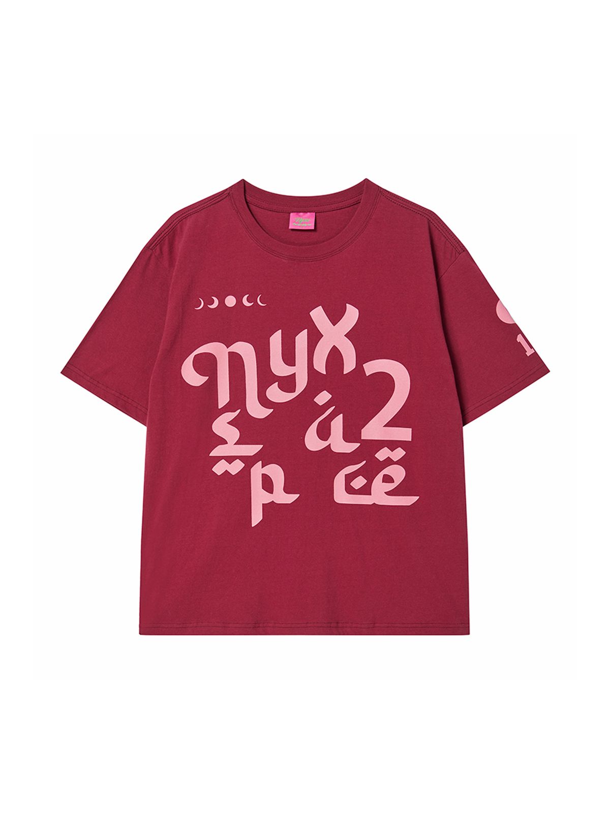 엔와이엑스엑스(NYXX) GRAFFITY TEE BURGUNDY