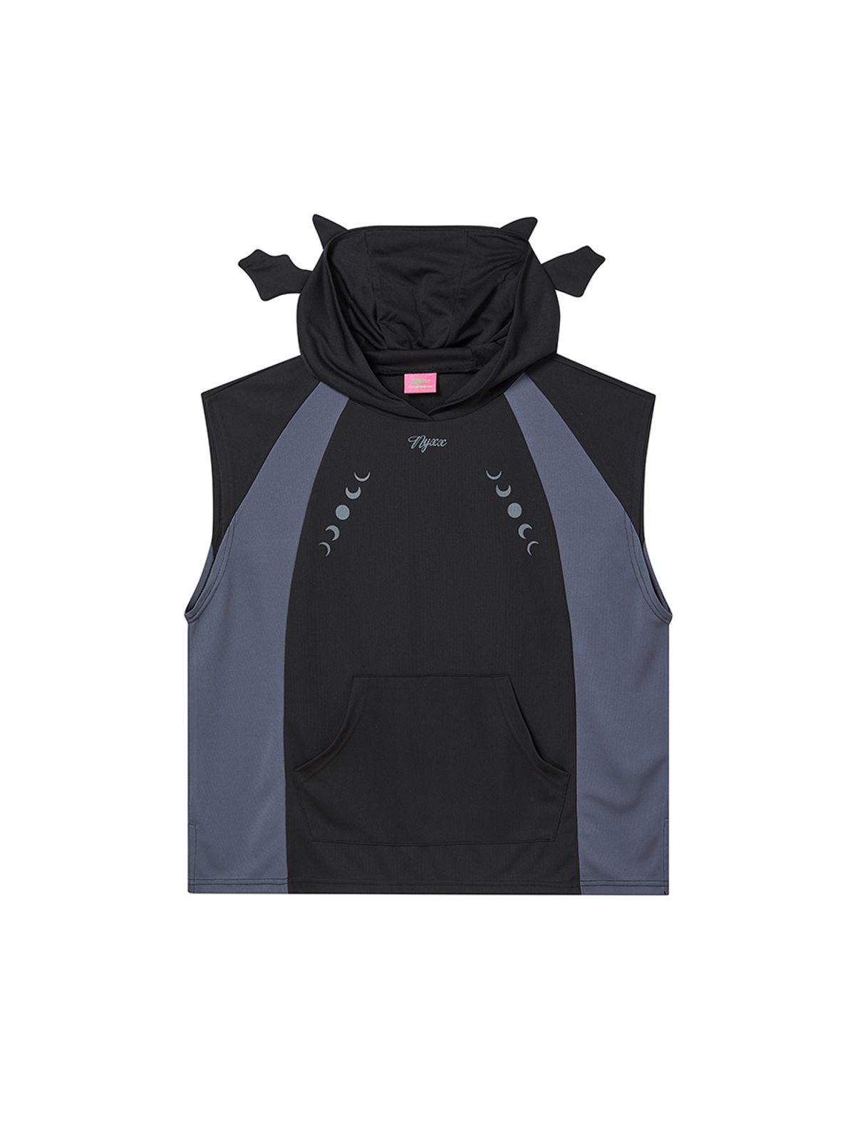 엔와이엑스엑스(NYXX) DEVIL HOODIE VEST BLACK