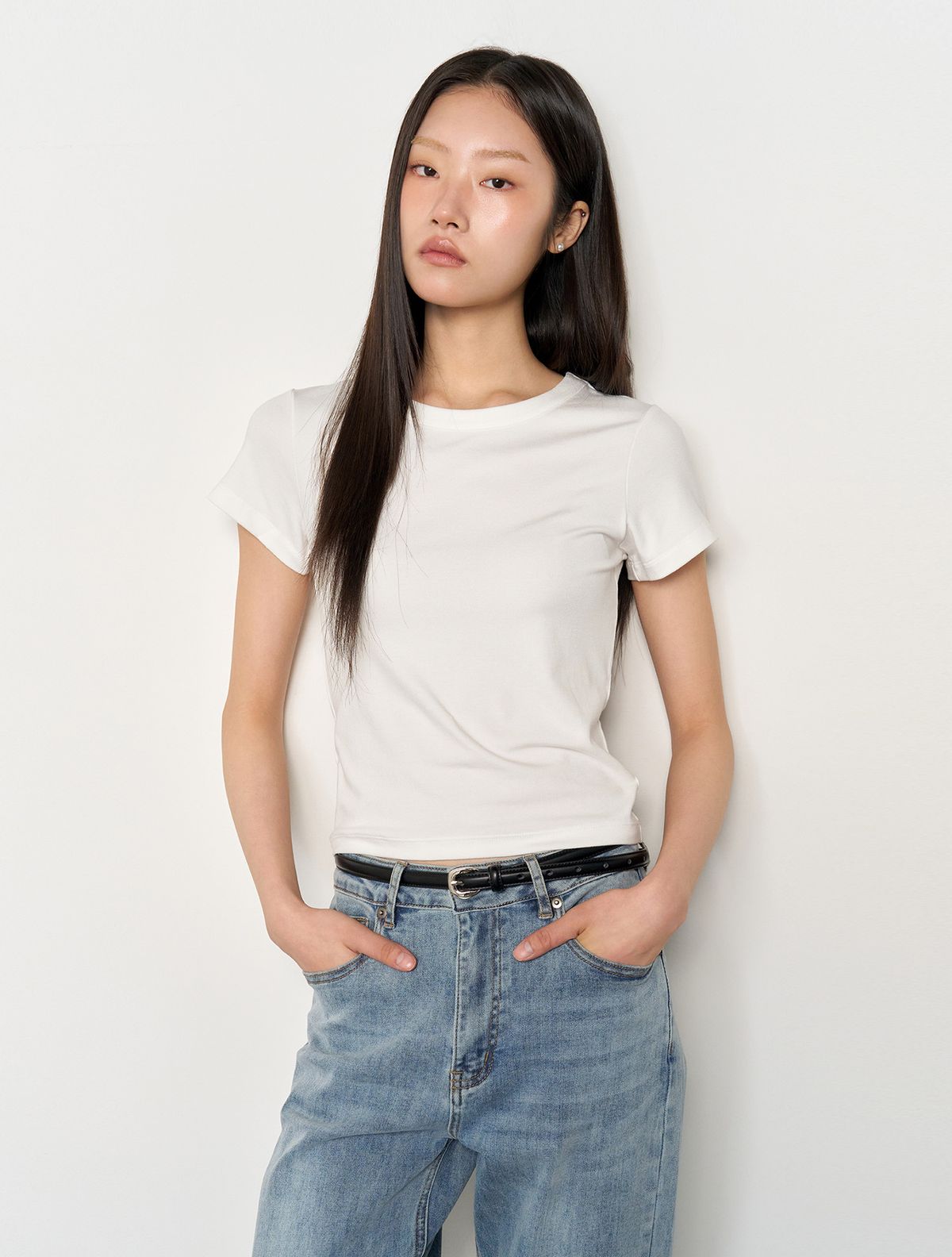 제너럴아이디어(GENERALIDEA) 슬림 반팔티 2TYPE [SET]