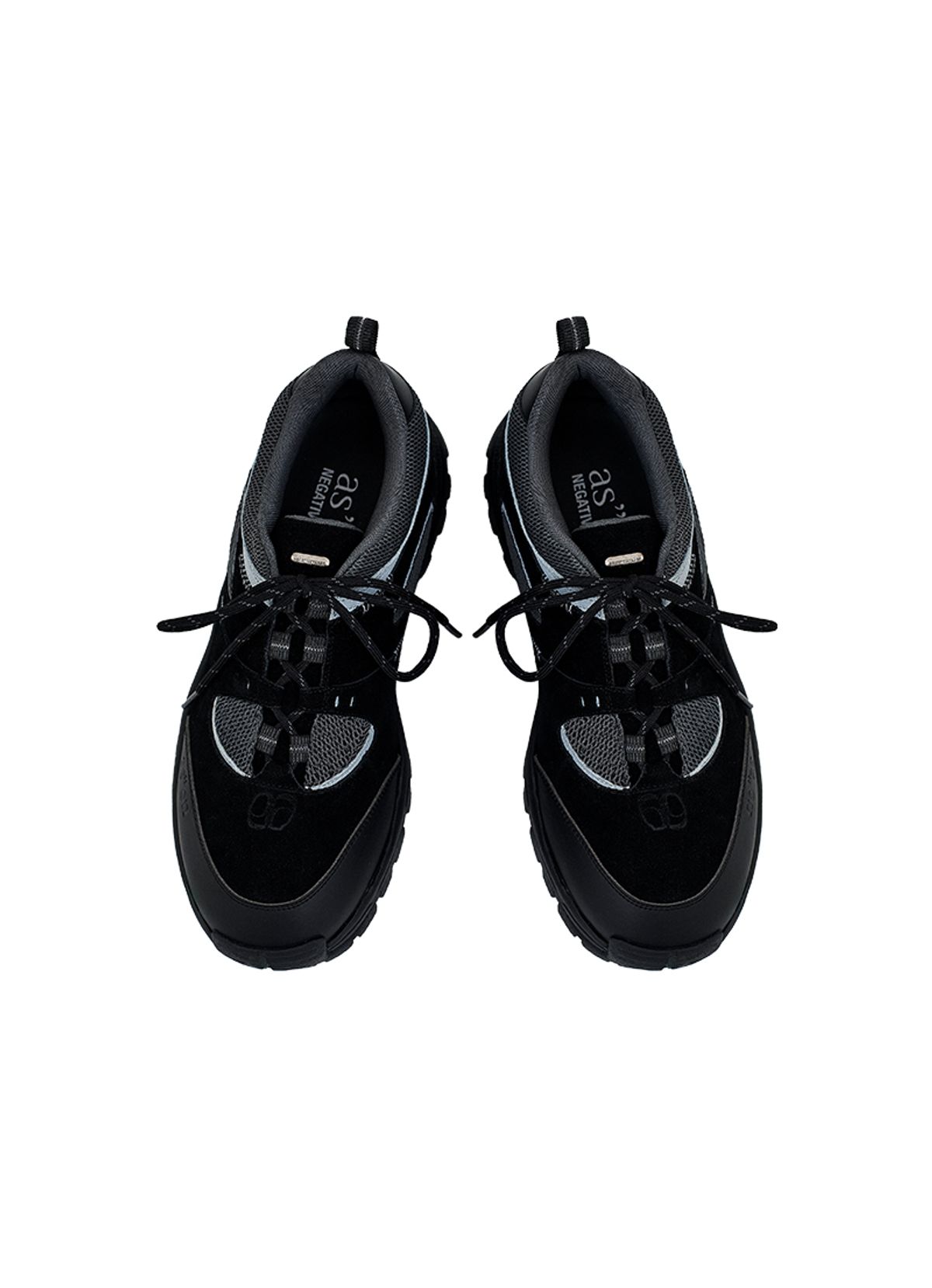 애즈온(ASON) [ASON X NEGATIVETHREE] TREKFORCE SNEAKERS / BLACK