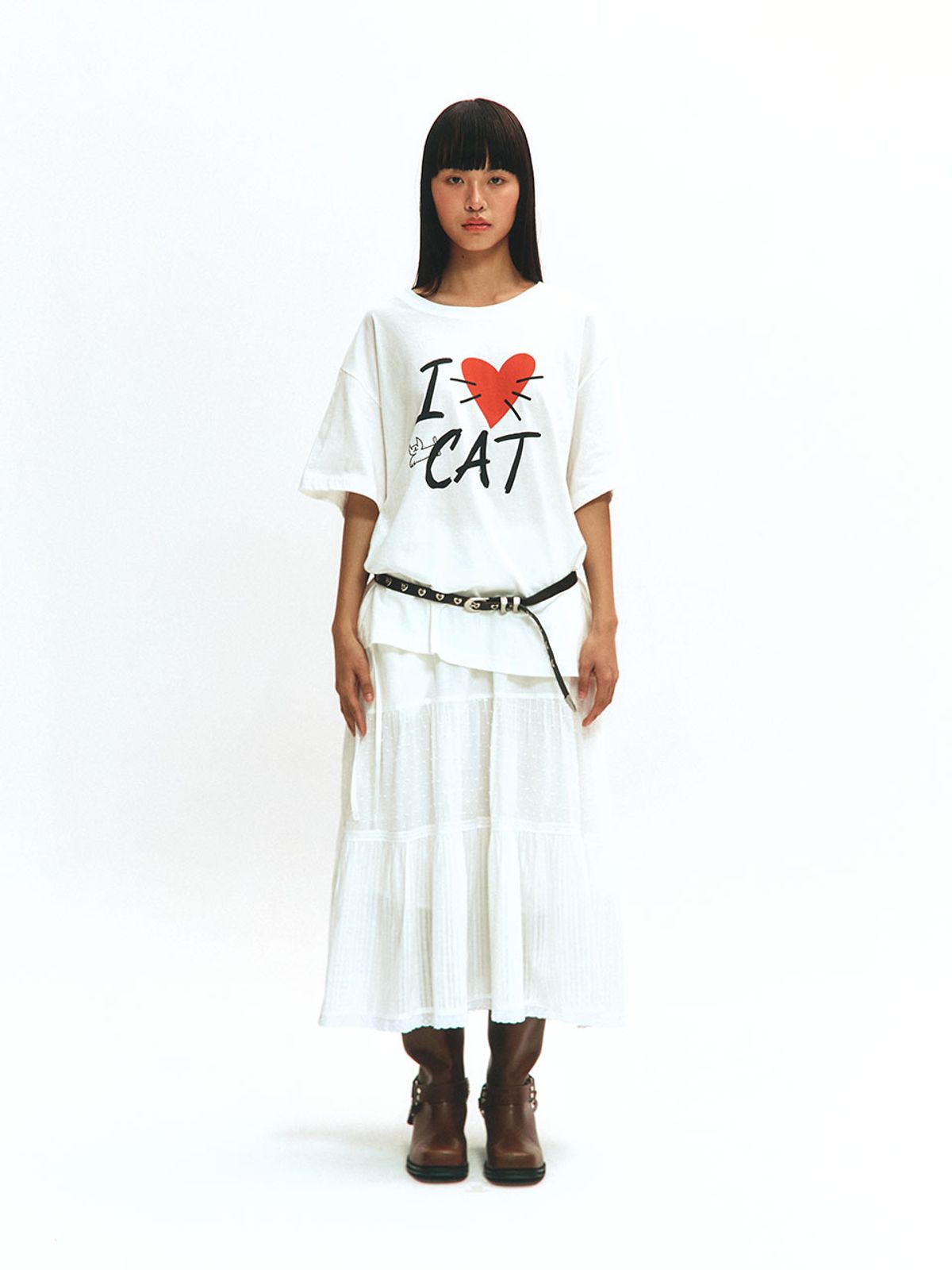 아수라(ASURA) LOVE CAT BOXI T (WHITE)