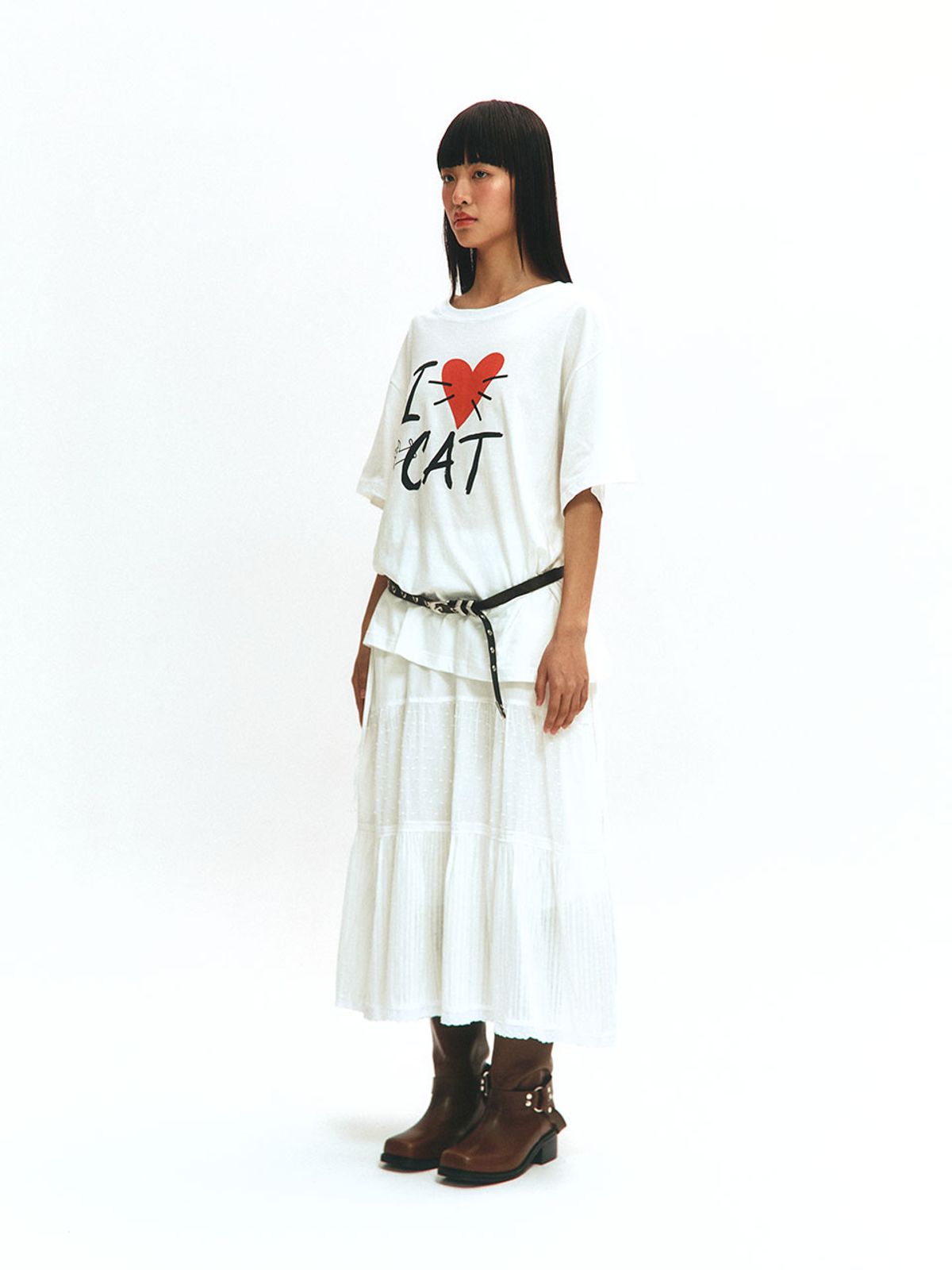 아수라(ASURA) LOVE CAT BOXI T (WHITE)
