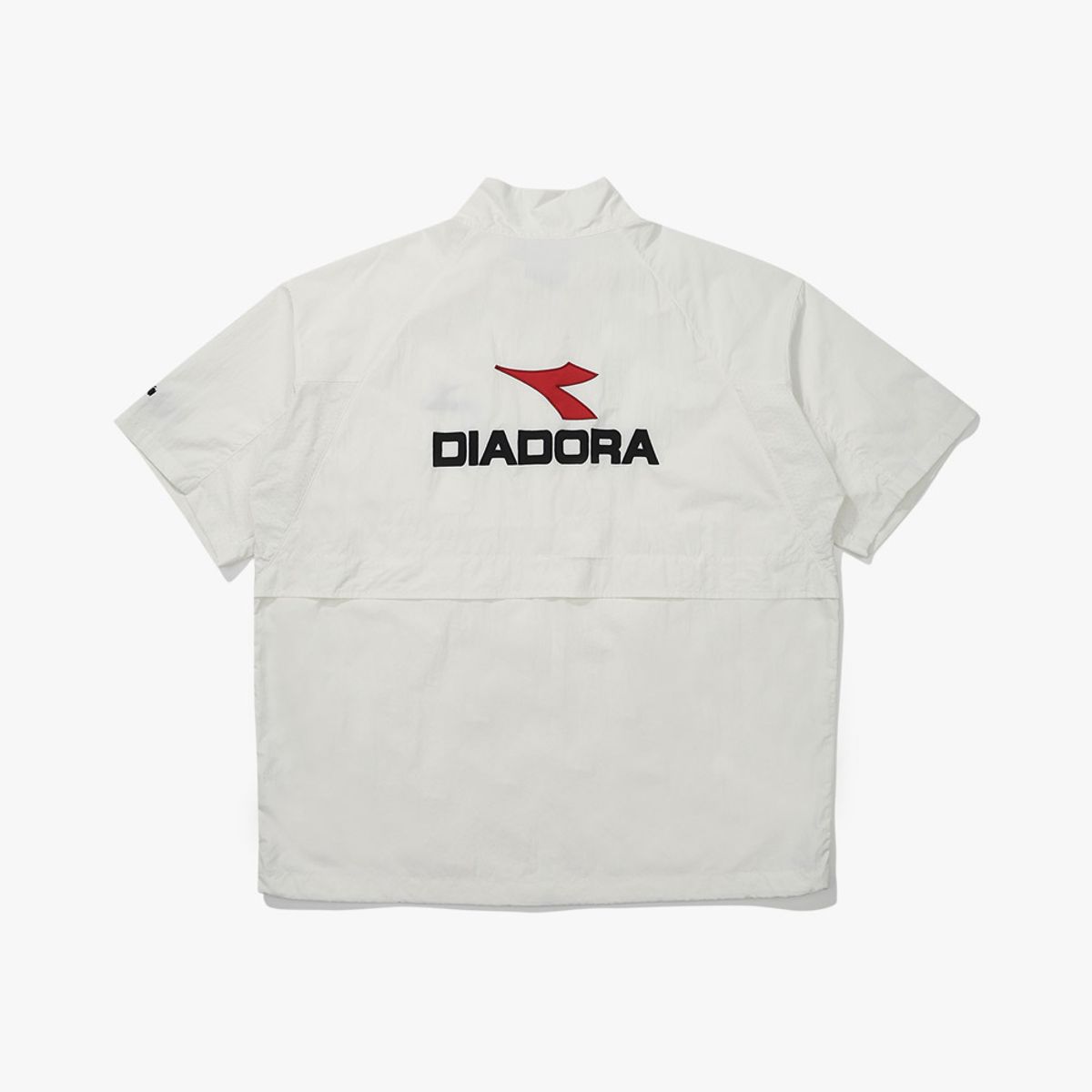 디아도라(diadora) 컴피 반팔 풀집업 자켓 OFF WHITE