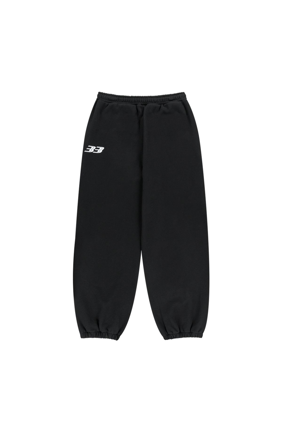메아(MEA) GRAPHIC SWEATPANTS [BLACK]