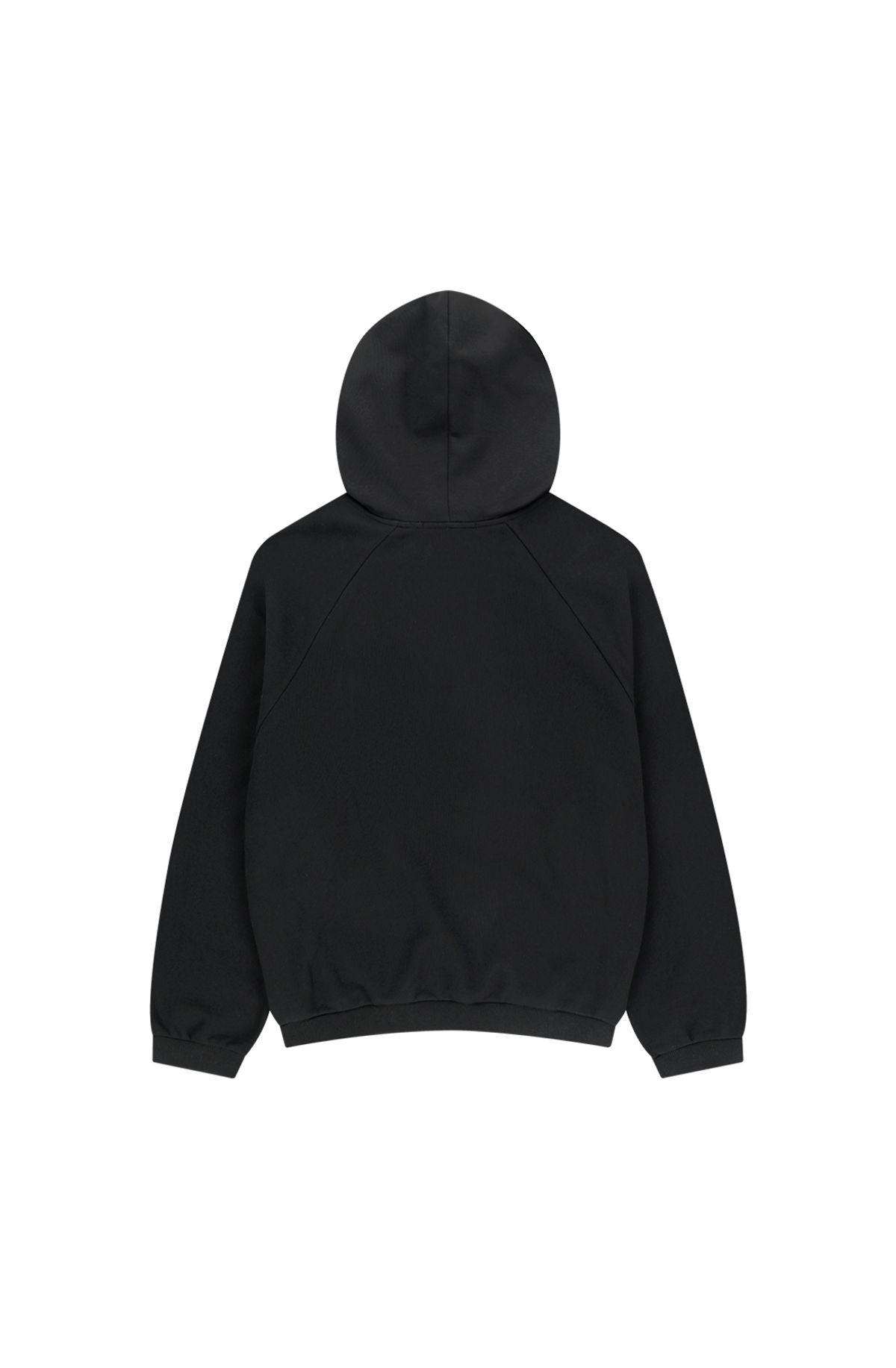 메아(MEA) RAGLAN GRAPHIC HOODIE [BLACK]