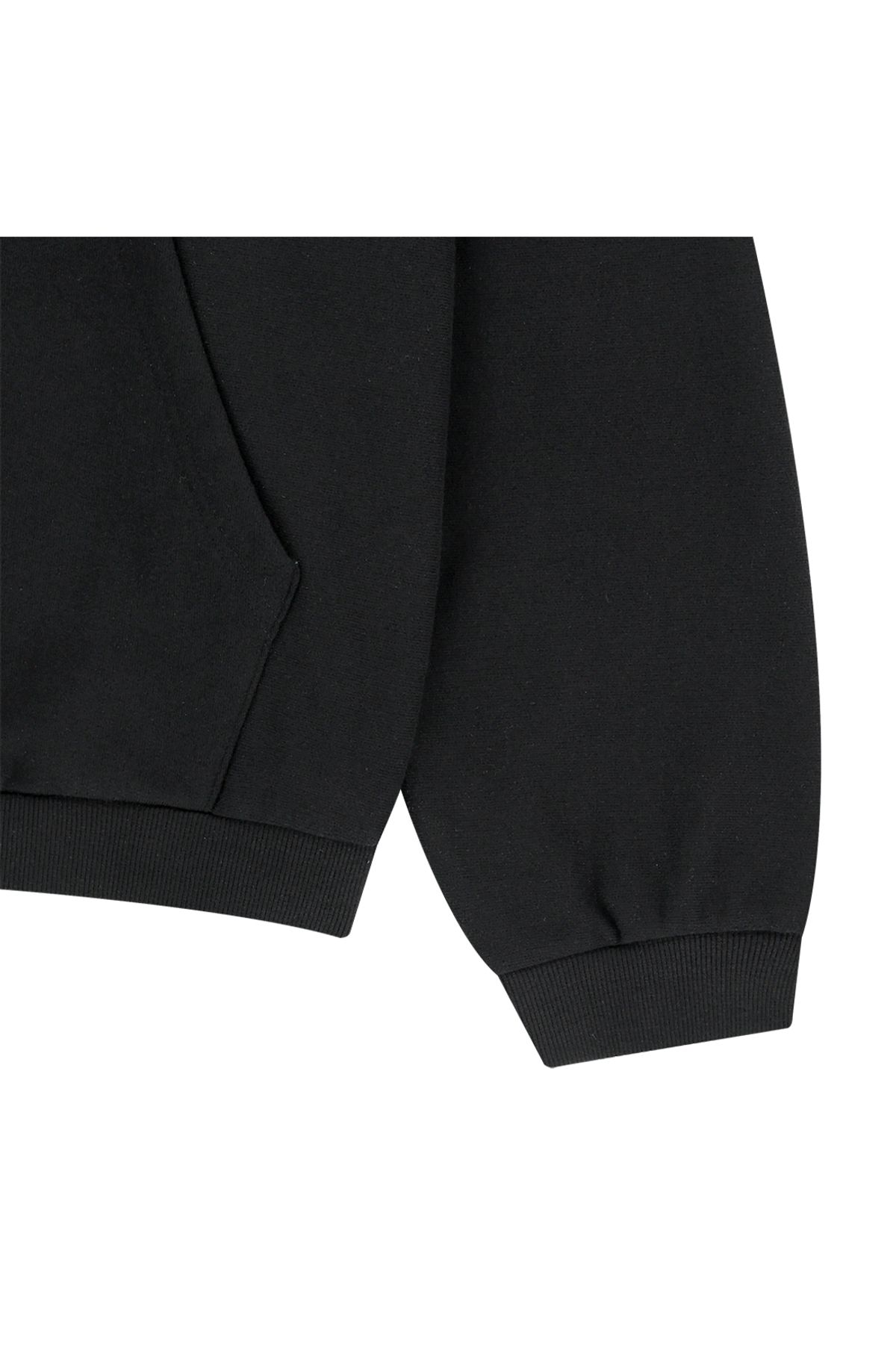 메아(MEA) RAGLAN GRAPHIC HOODIE [BLACK]