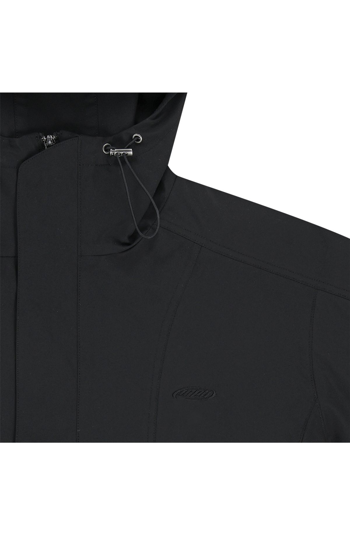 메아(MEA) PANELED WINDBREAKER [BLACK]