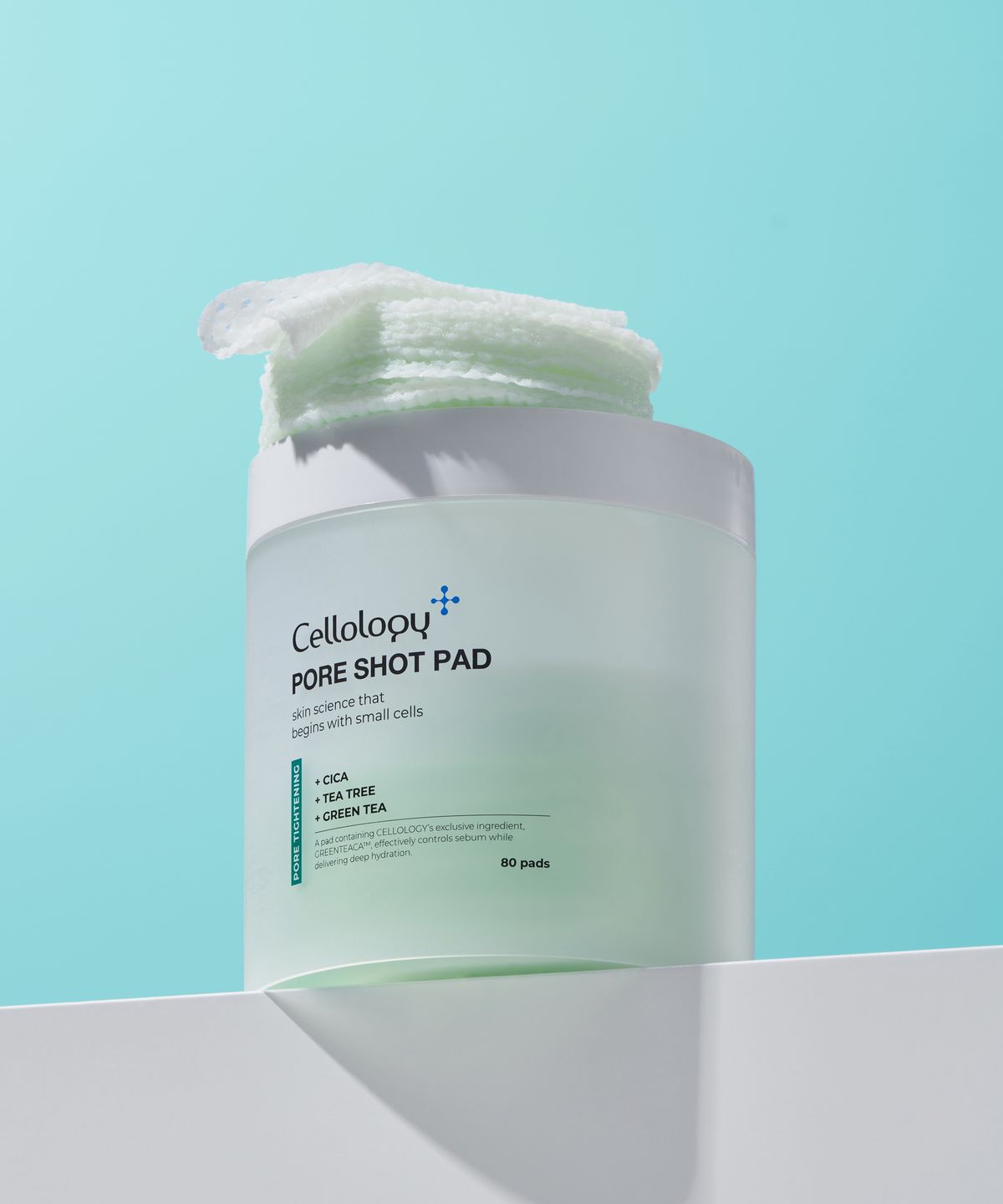 셀올로지(CELLOLOGY) 포어샷 패드 80매 / 모공 피지 청소 패드