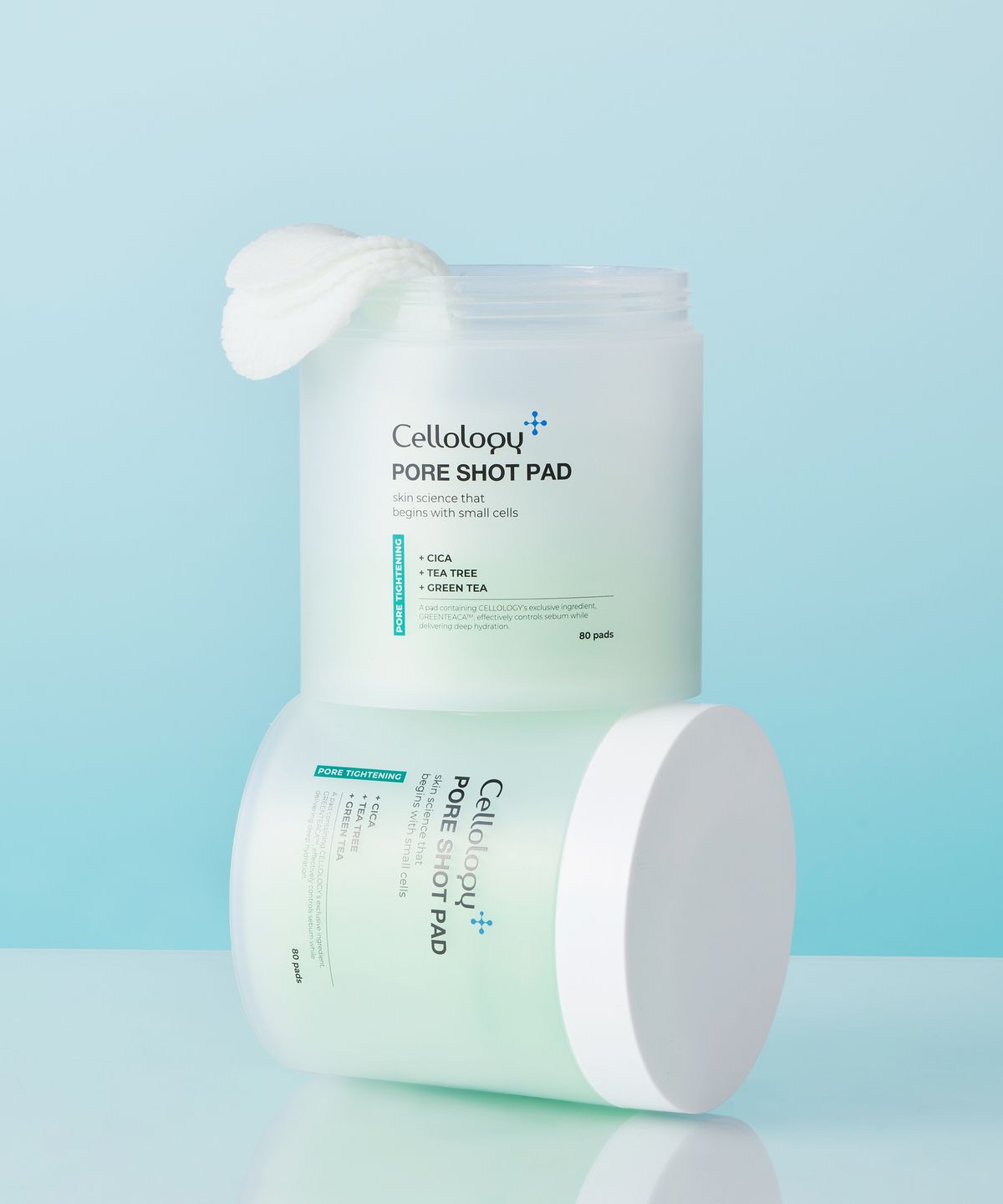 셀올로지(CELLOLOGY) 포어샷 패드 80매 / 모공 피지 청소 패드