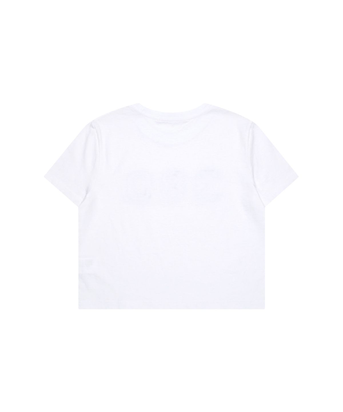 쓰리투에이티(THREE TO EIGHTY) 380 APPLIQUE TOP WHITE