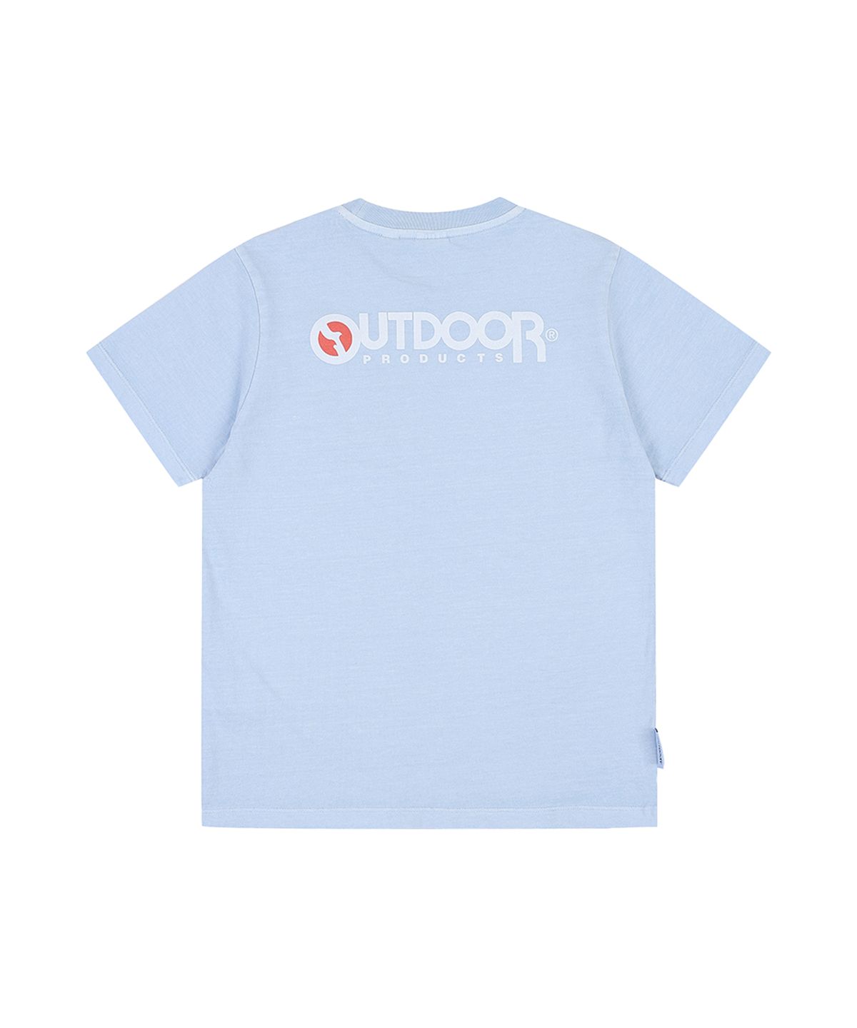 아웃도어 프로덕츠(OUTDOOR PRODUCTS) W CROP CAPSULE LOGO T-SHIRTS (BLUE)