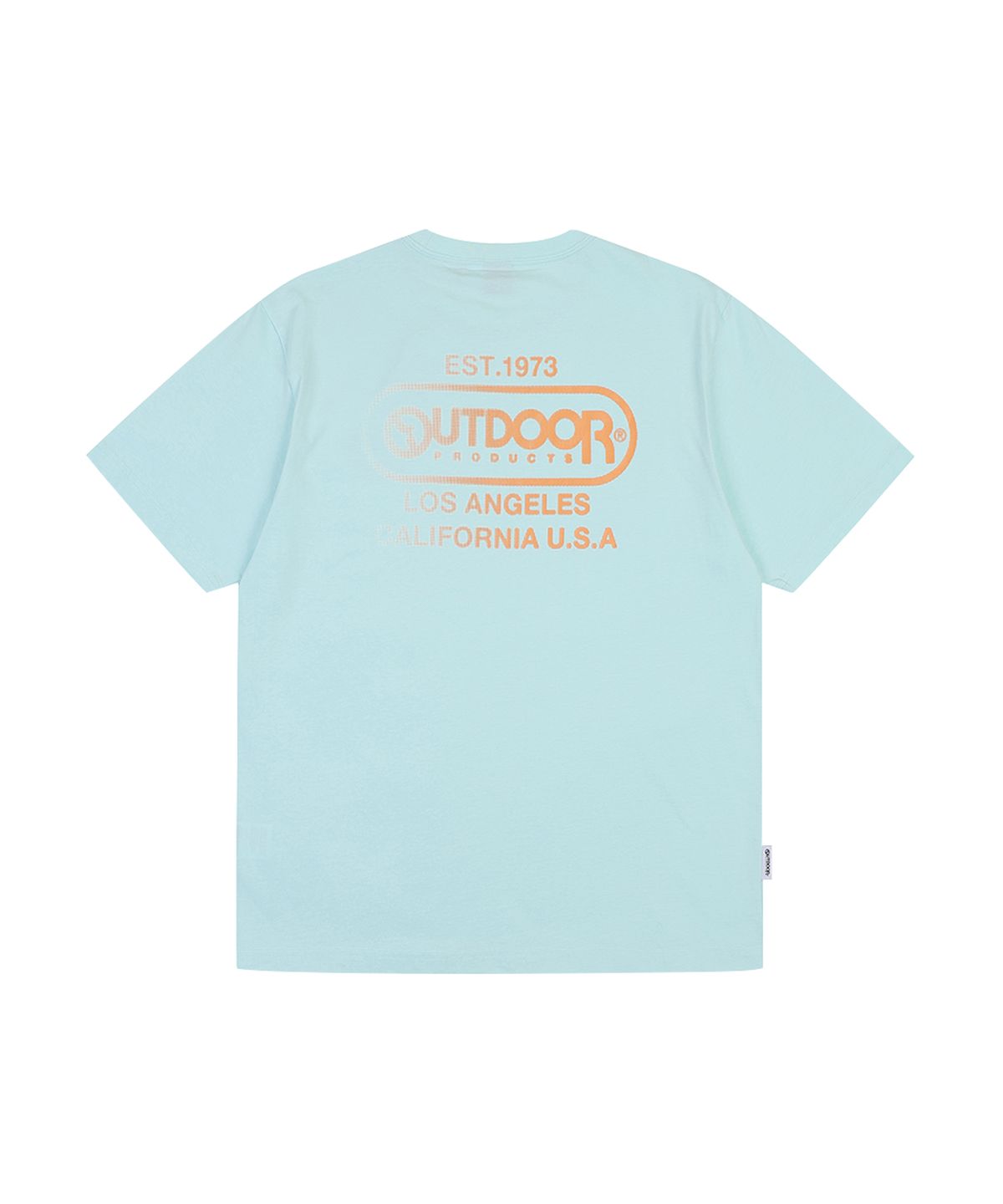 아웃도어 프로덕츠(OUTDOOR PRODUCTS) HALFTONE LOGO T-SHIRTS (MINT)