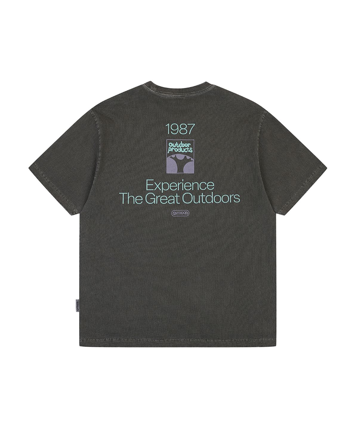 아웃도어 프로덕츠(OUTDOOR PRODUCTS) TREE LOGO T-SHIRTS (CHARCOAL)