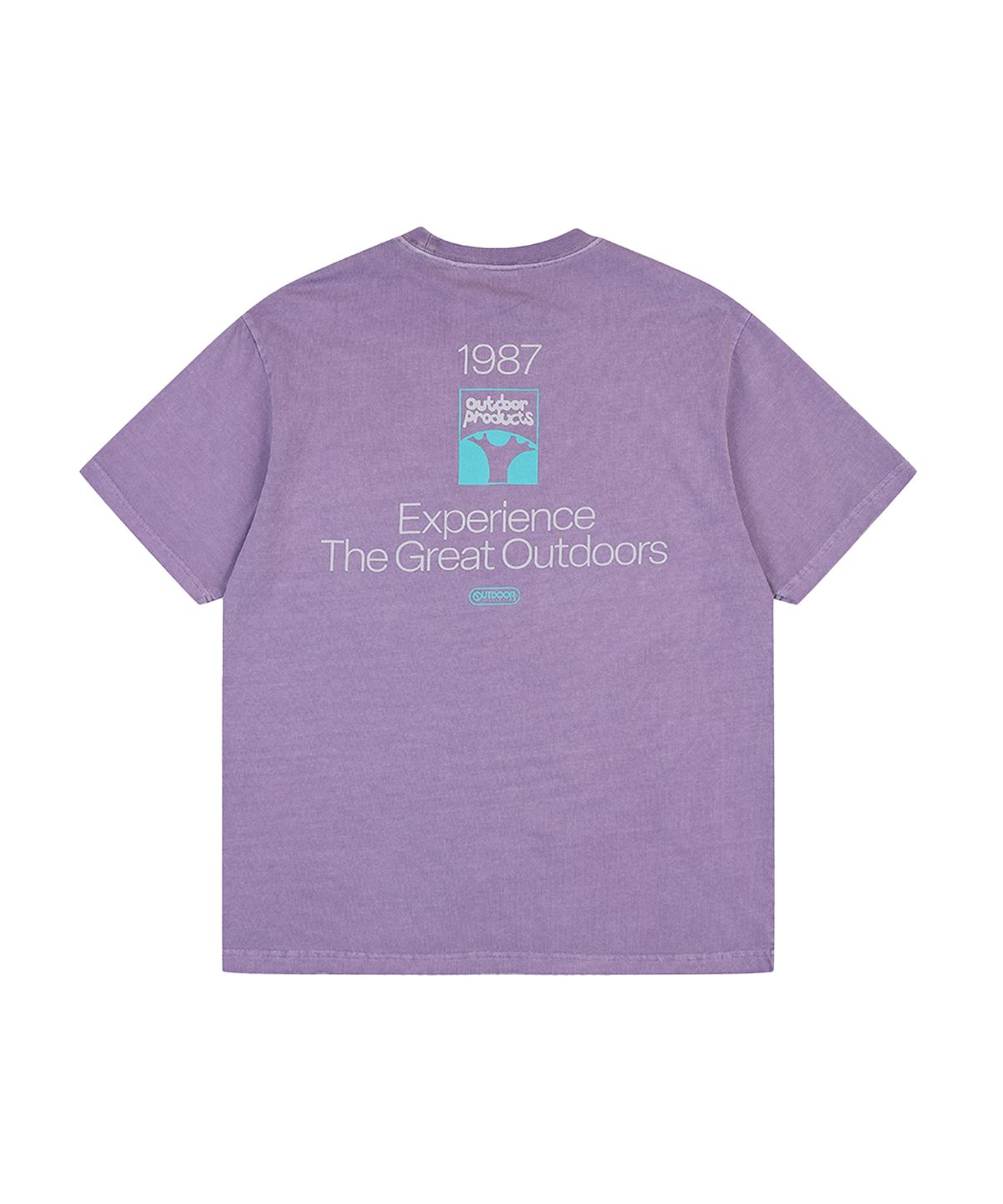 아웃도어 프로덕츠(OUTDOOR PRODUCTS) TREE LOGO T-SHIRTS (PURPLE)