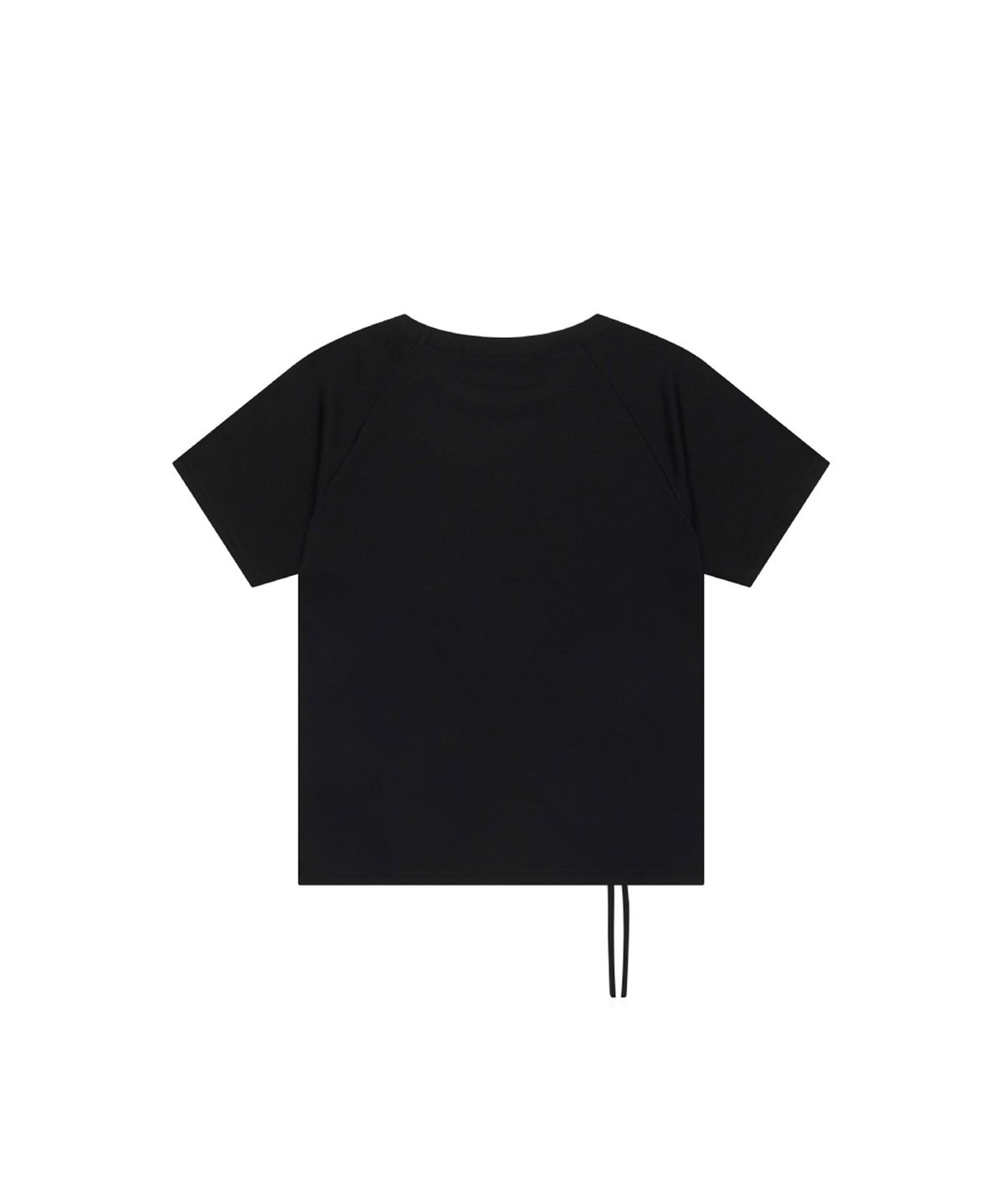 쓰리투에이티(THREE TO EIGHTY) SHIRRING PANEL TOP BLACK