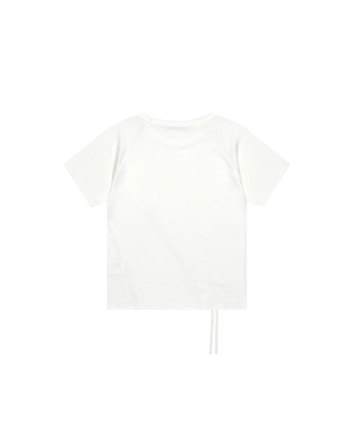 쓰리투에이티(THREE TO EIGHTY) SHIRRING PANEL TOP WHITE