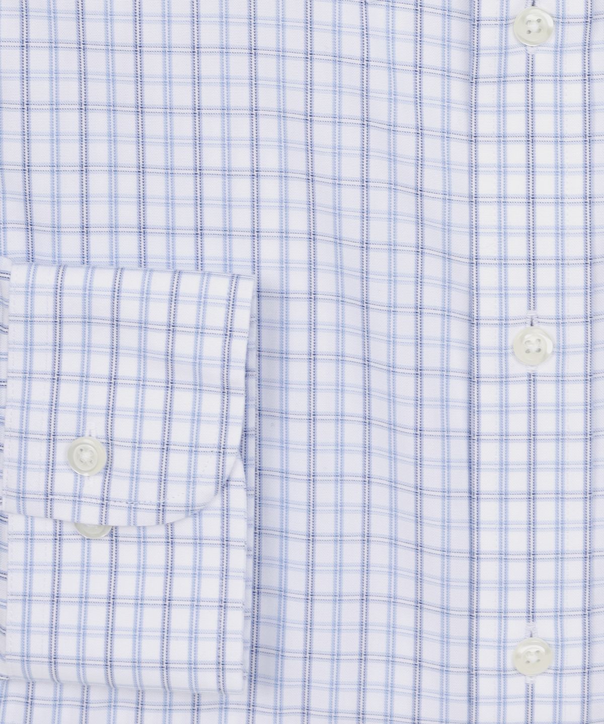 브룩스 브라더스(BROOKS BROTHERS) 슬림핏 논아이론 폴로버튼다운 체크 드레스셔츠 (블루) (BBTSMF0219MFA)