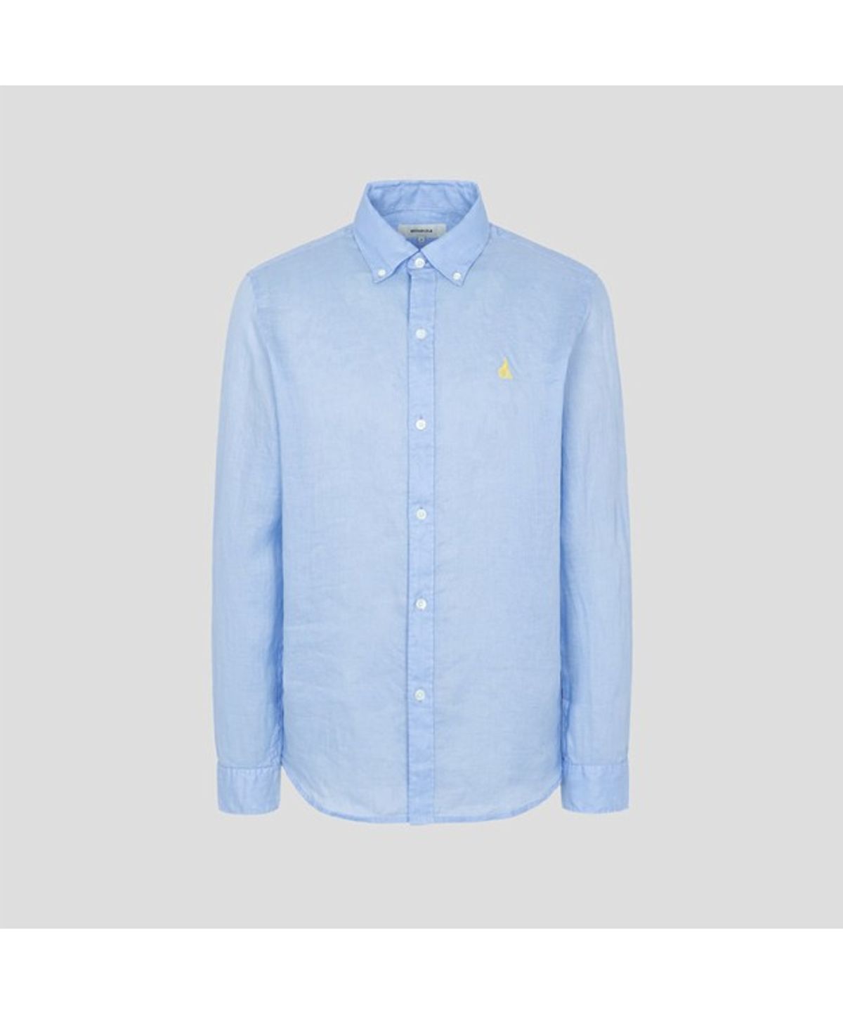빈폴 멘(BEANPOLE MEN) 남녀공용 리넨 솔리드 셔츠  스카이 블루 (BC5364C22Q)