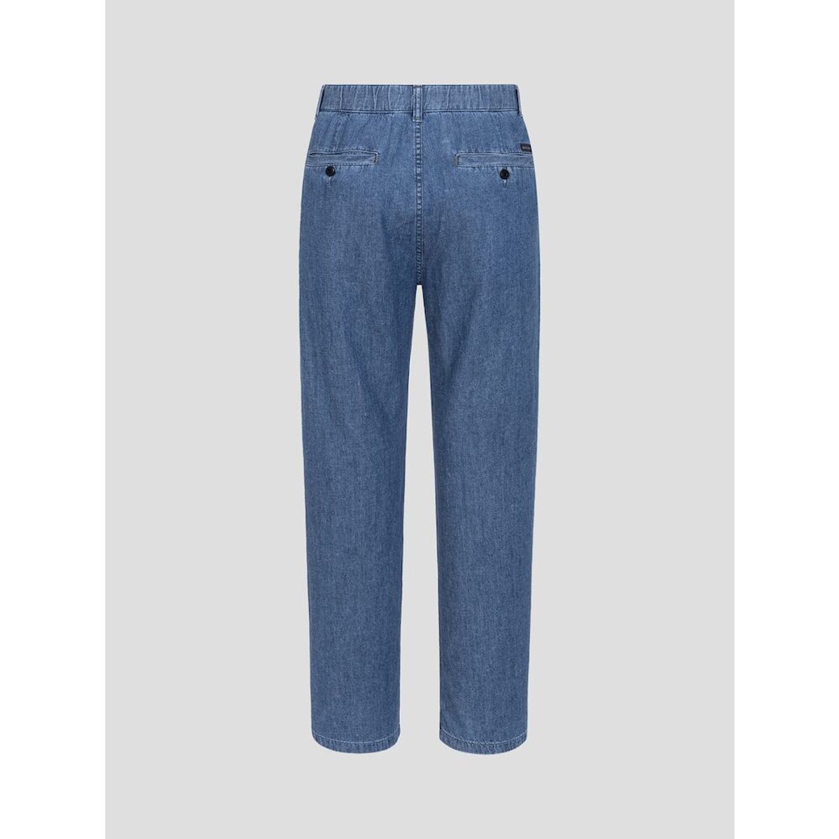 빈폴 멘(BEANPOLE MEN) 리넨 혼방 스트레이트 데님 팬츠  블루 (BC5321C83P)