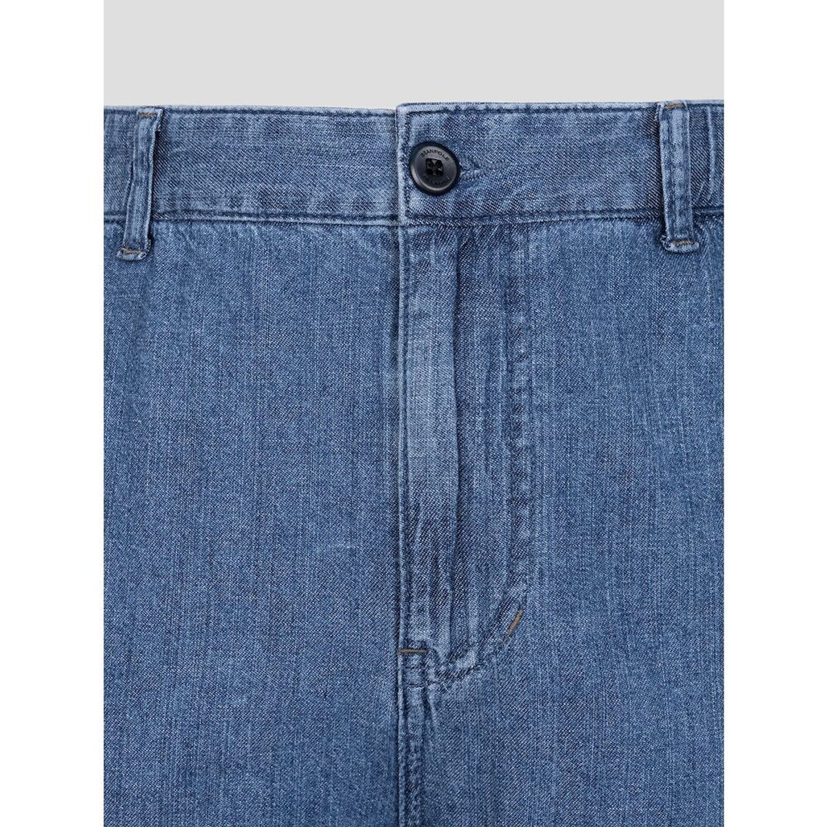 빈폴 멘(BEANPOLE MEN) 리넨 혼방 스트레이트 데님 팬츠  블루 (BC5321C83P)
