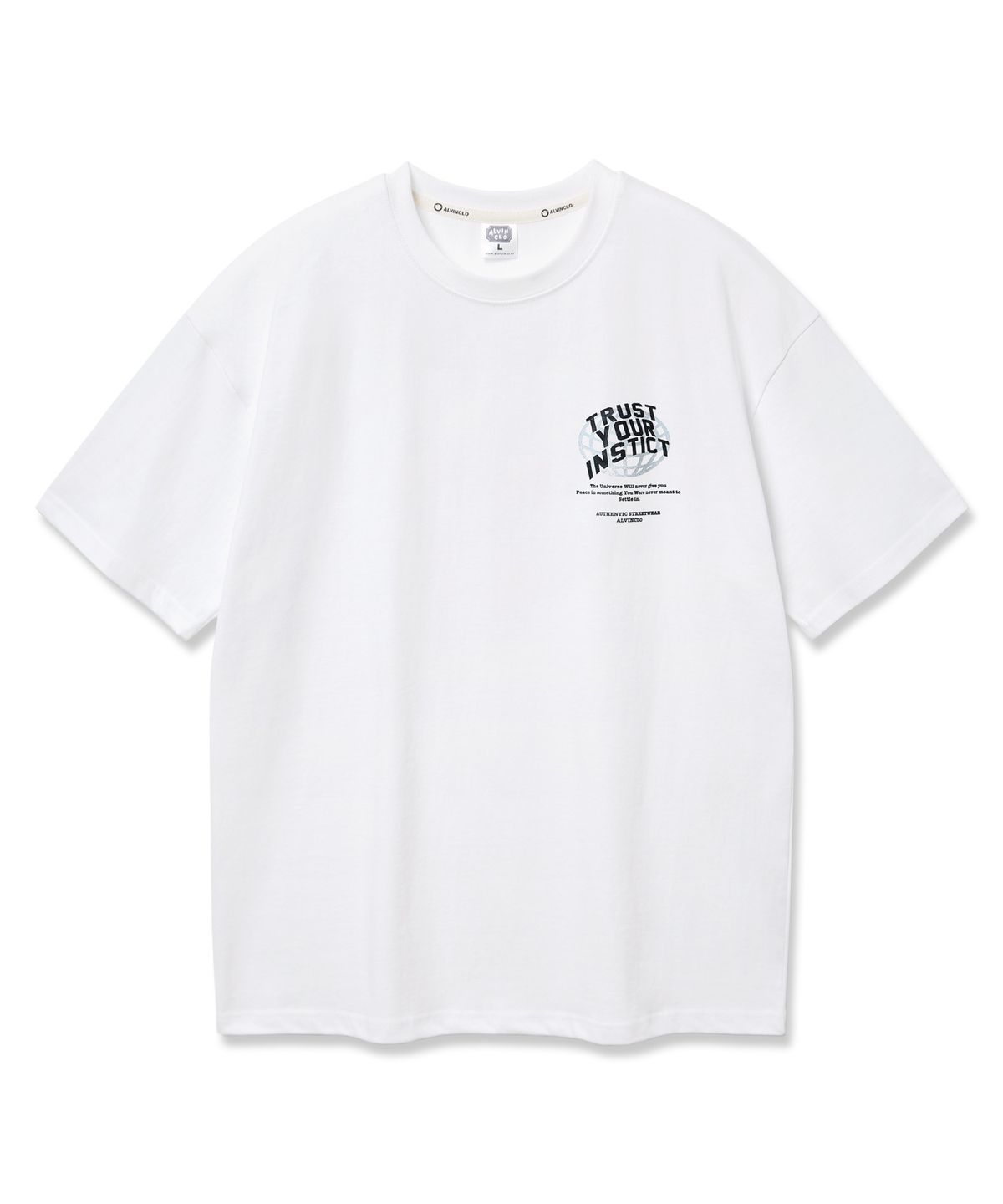 앨빈클로(ALVINCLO) INSTICT 오버핏 반팔티 AST4734 (3 COLOR)