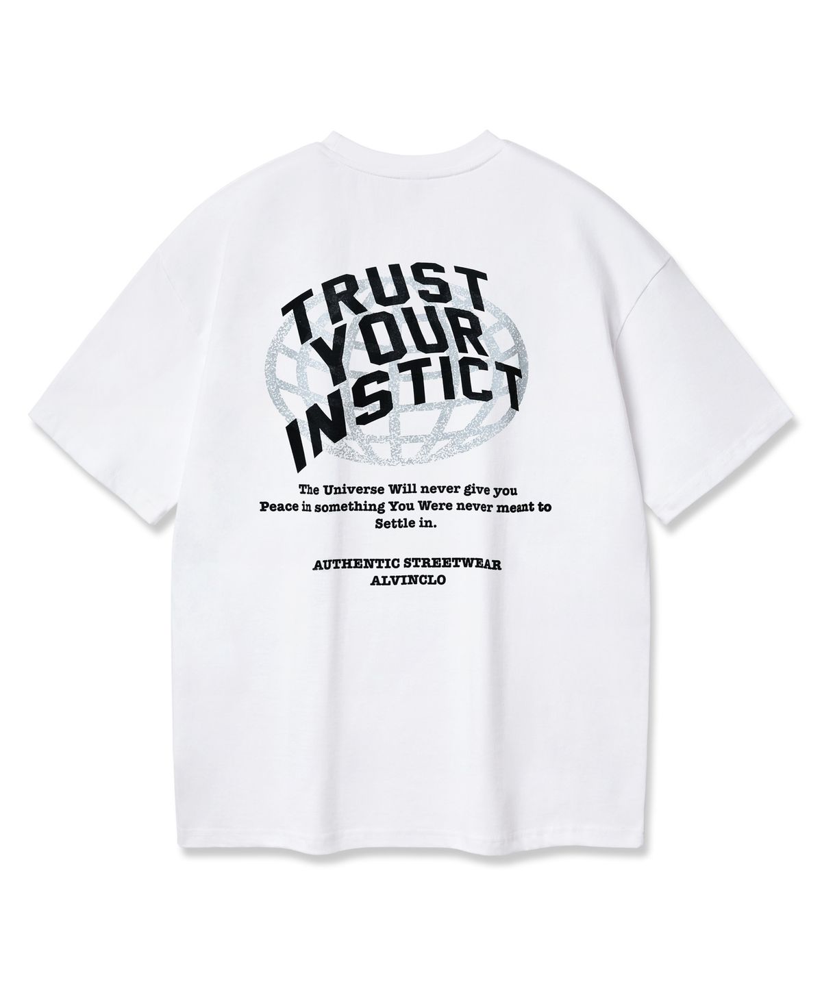 앨빈클로(ALVINCLO) INSTICT 오버핏 반팔티 AST4734 (3 COLOR)