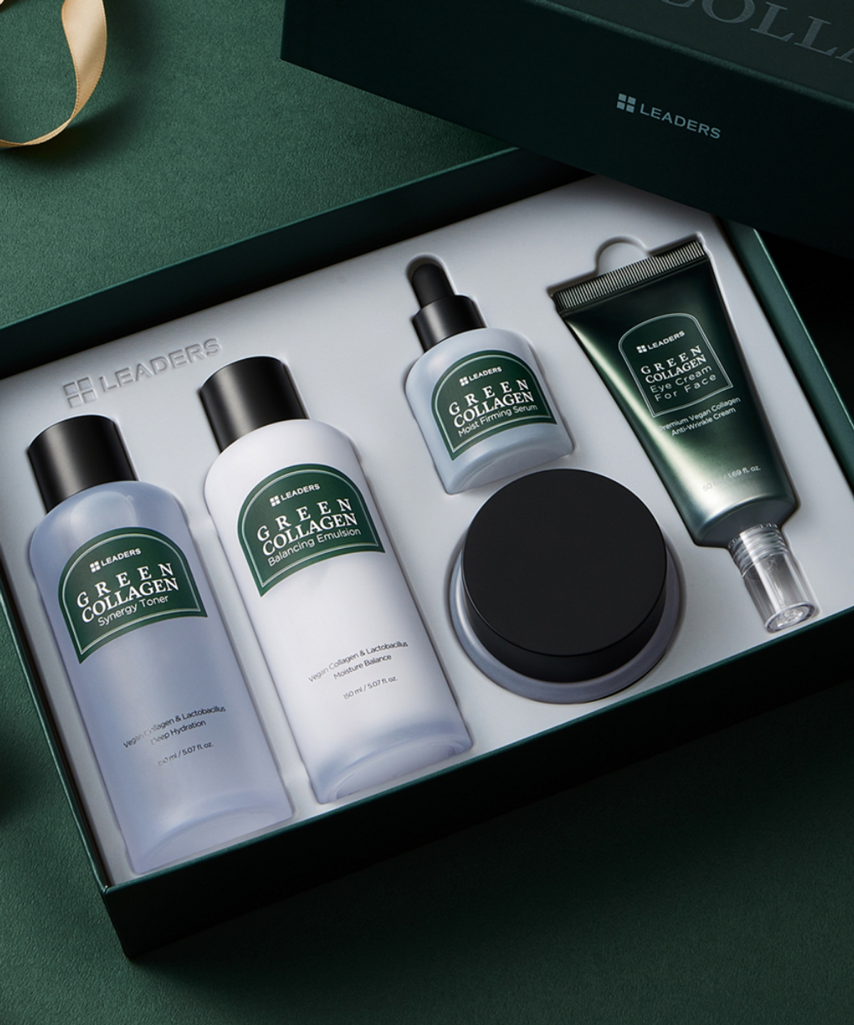 리더스코스메틱(LEADERS COSMETICS) 리더스 그린 콜라겐 스킨케어 5종 세트