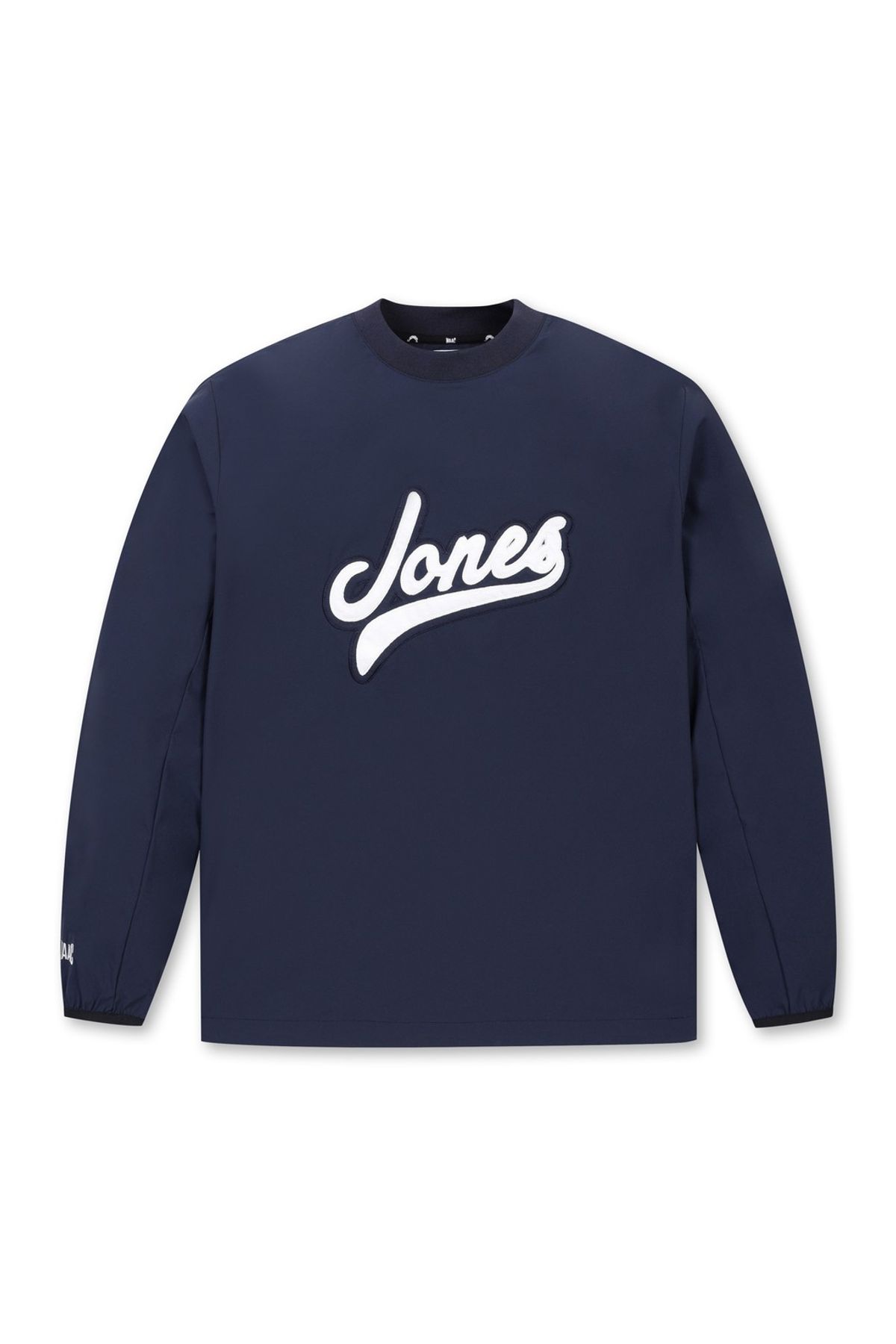 왁(WAAC) [WAAC X JONES] Men s Curved Logo Pullover_WMUAS25171NYX