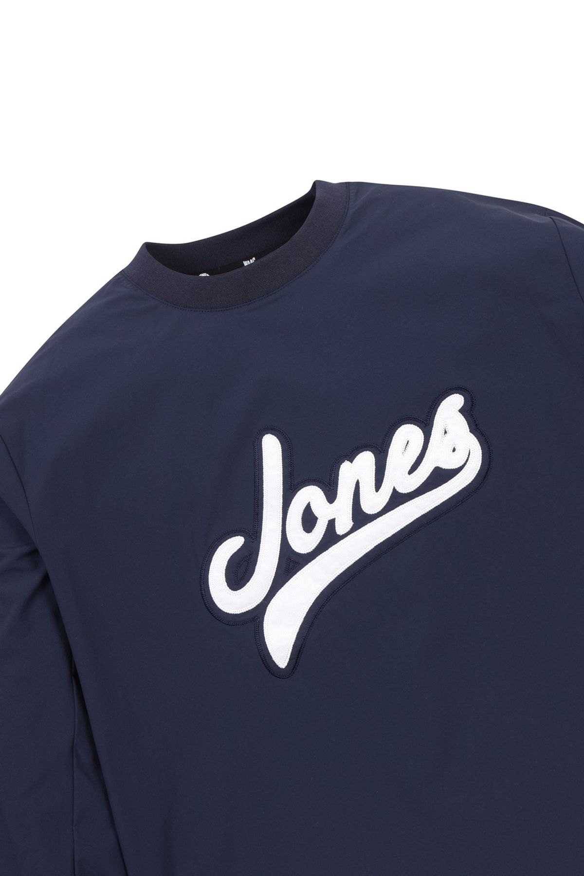 왁(WAAC) [WAAC X JONES] Men s Curved Logo Pullover_WMUAS25171NYX