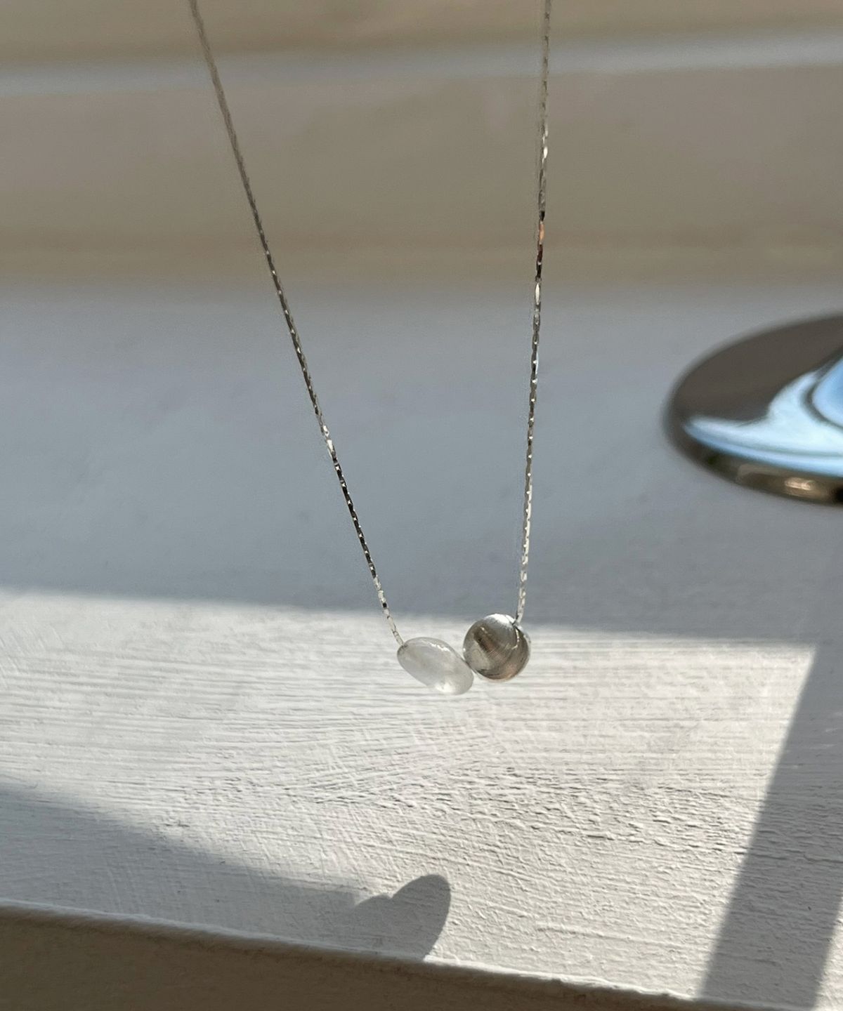 바라두(BARADU) [BARADU 925] Objet moonstone necklace