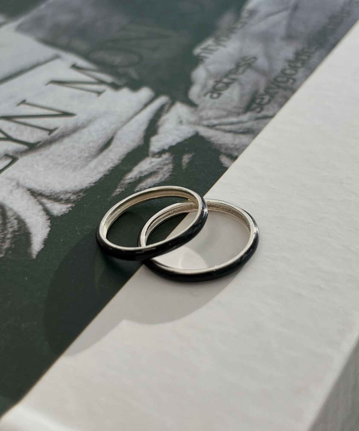 바라두(BARADU) [BARADU 925] Black modern ring