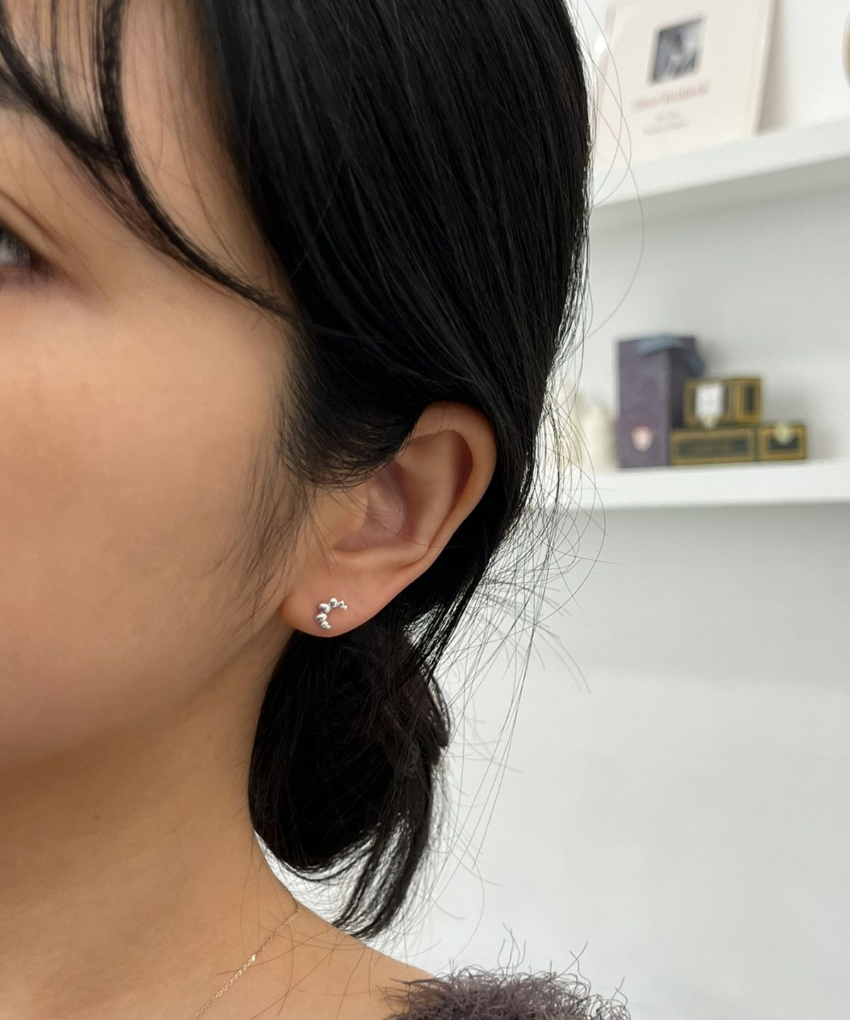 바라두(BARADU) [BARADU 925] Mini croissant piercing (single)