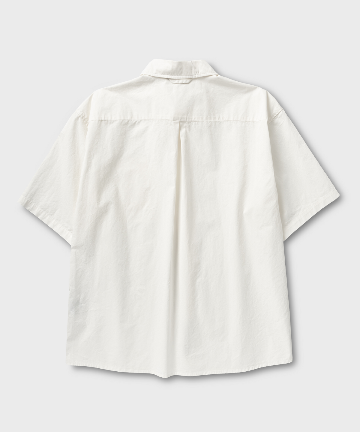 넌블랭크(NONBLANK) COTTON DRILL HS 셔츠_WHITE
