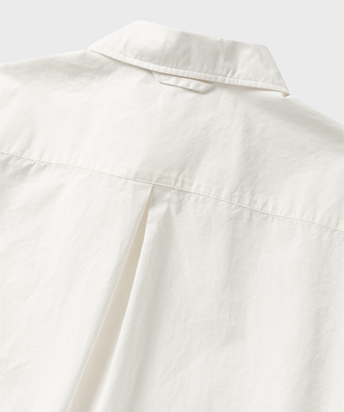 넌블랭크(NONBLANK) COTTON DRILL HS 셔츠_WHITE