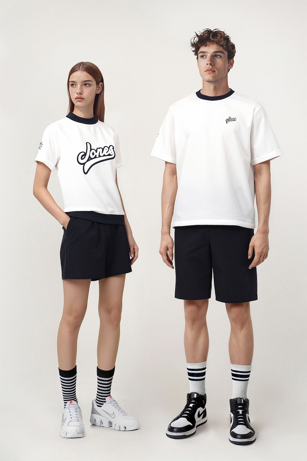 왁(WAAC) [WAAC X JONES] Women s Seersucker SS Pullover_WWTCM25370WHX