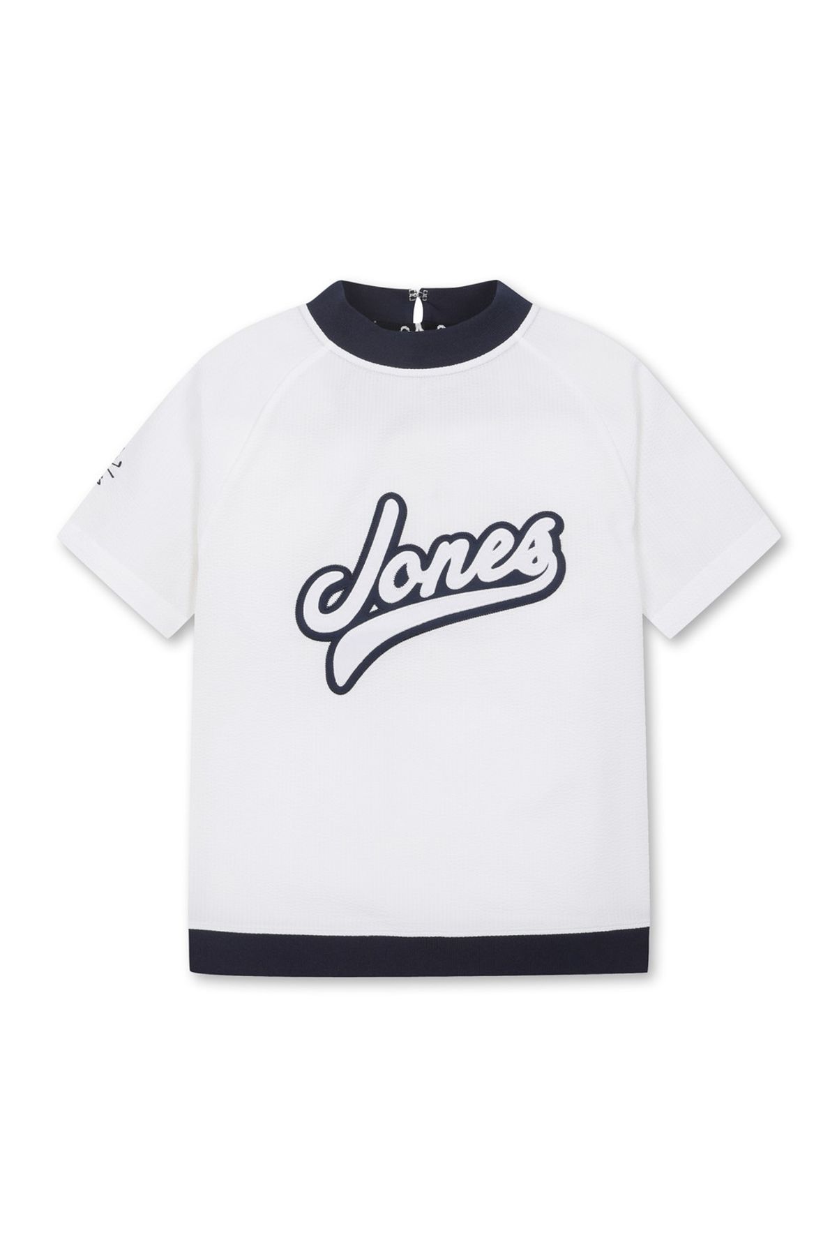 왁(WAAC) [WAAC X JONES] Women s Seersucker SS Pullover_WWTCM25370WHX