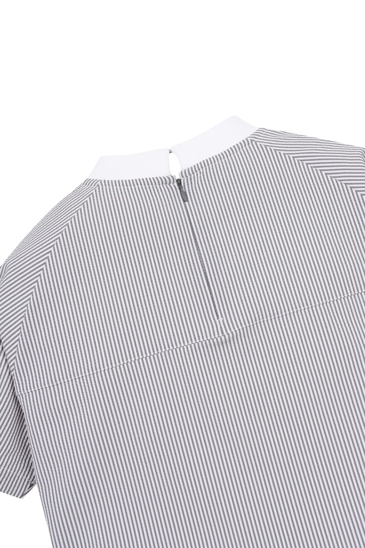 왁(WAAC) [WAAC X JONES] Women s Seersucker SS Pullover_WWTCM25370NYX