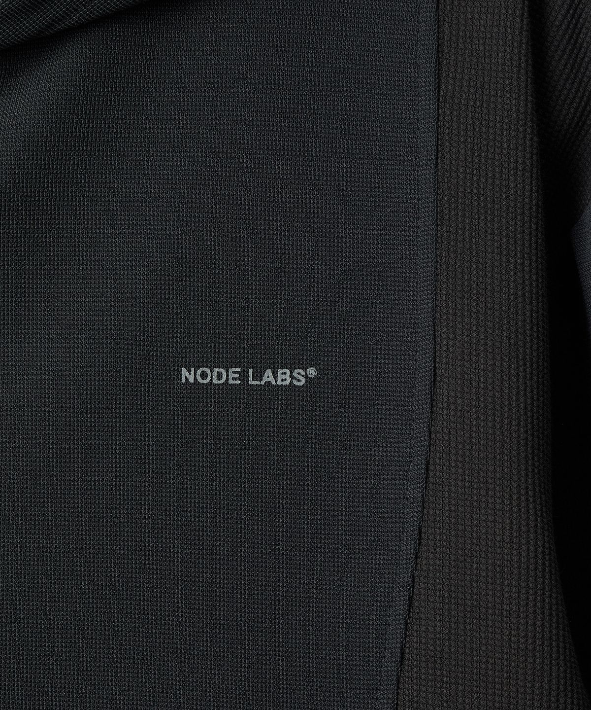 노드랩스(NODE LABS) DEV:5 와플 믹스 후드 집업_다크 그레이