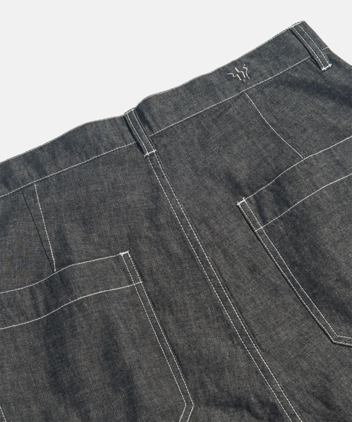 피도디도(FIDO DIDO) [Japan Fabric] FD Indigo Denim Bermuda Pants Indigo
