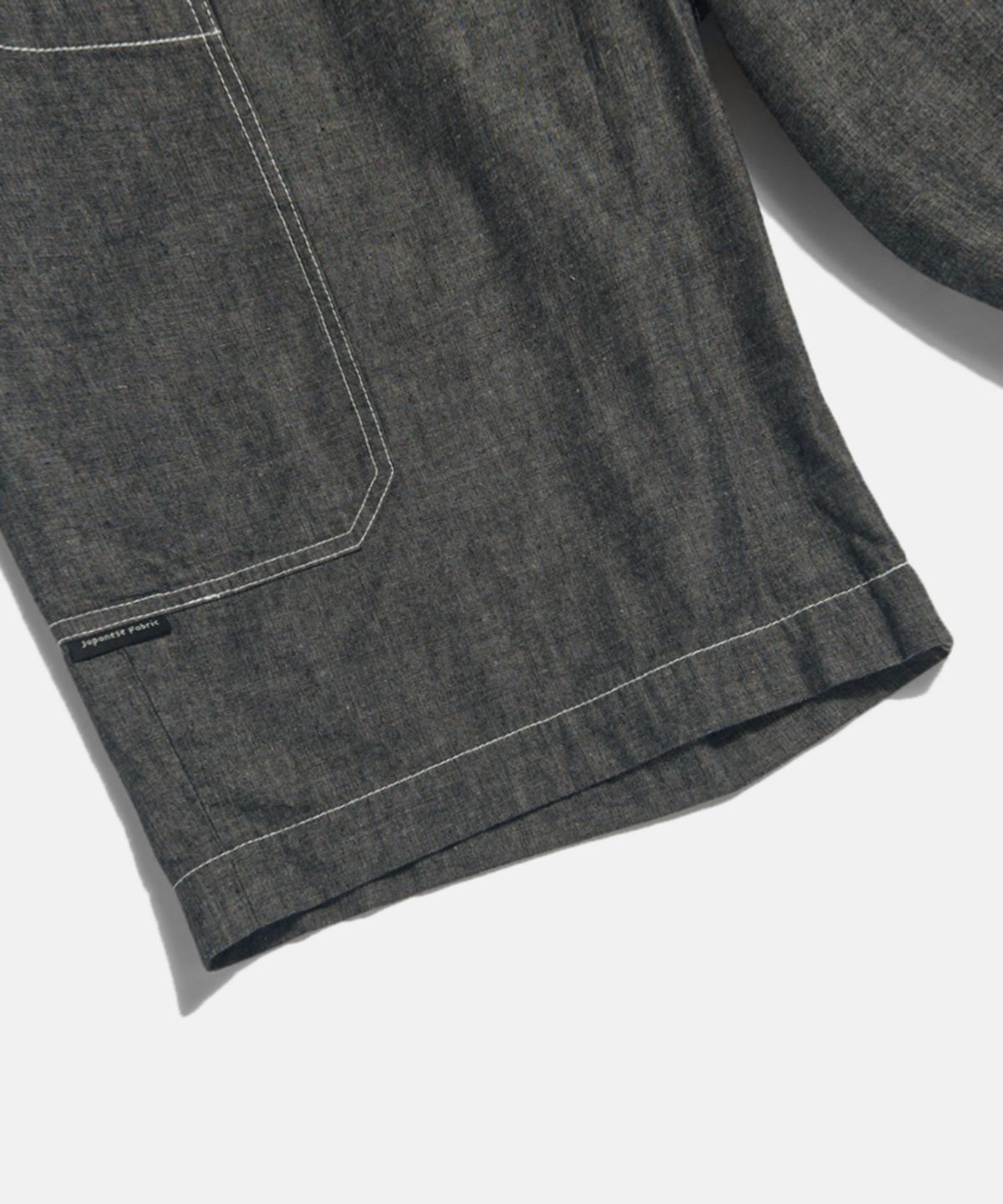 피도디도(FIDO DIDO) [Japan Fabric] FD Indigo Denim Bermuda Pants Indigo