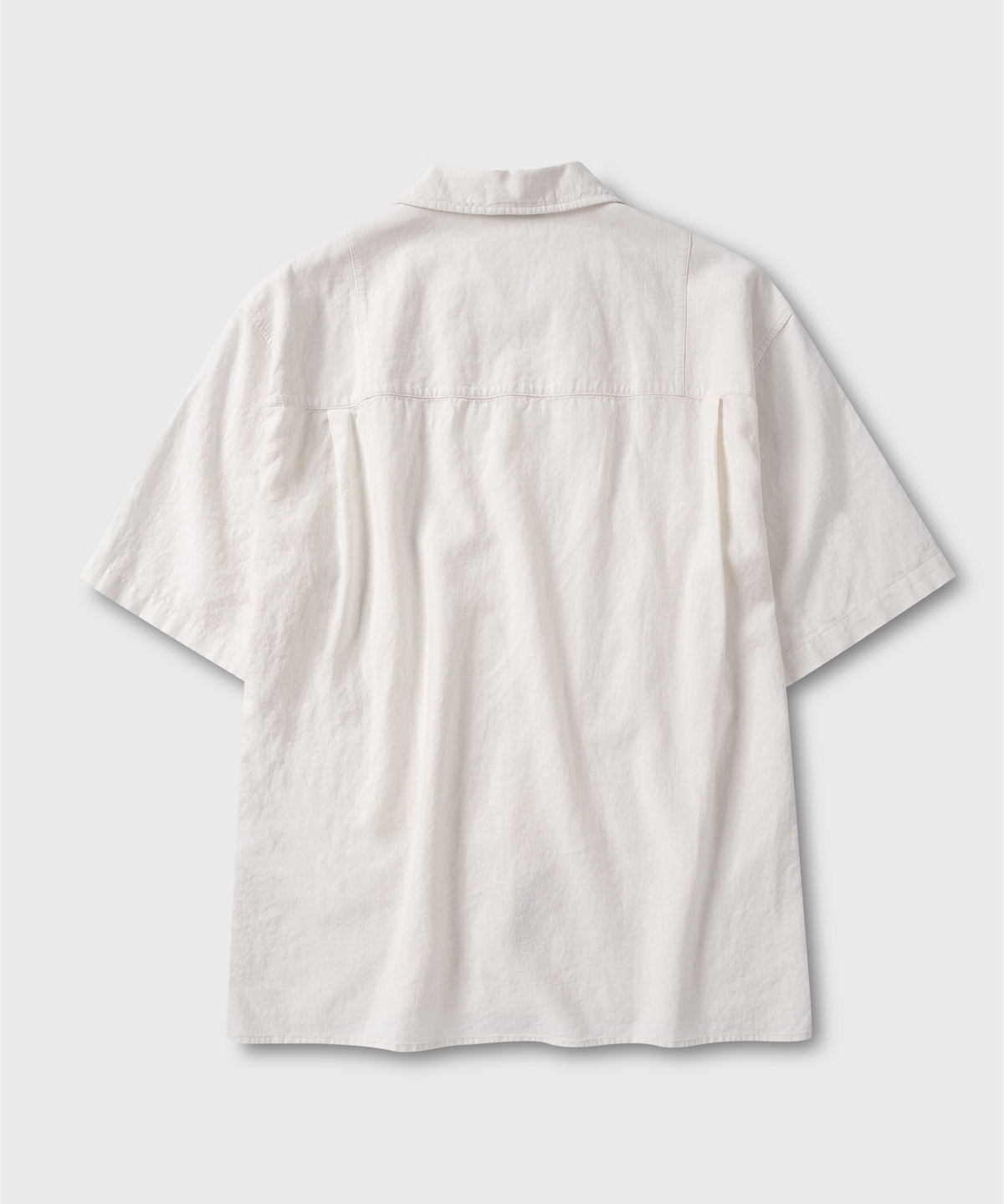 넌블랭크(NONBLANK) 워싱 린넨 HS 셔츠_WHITE