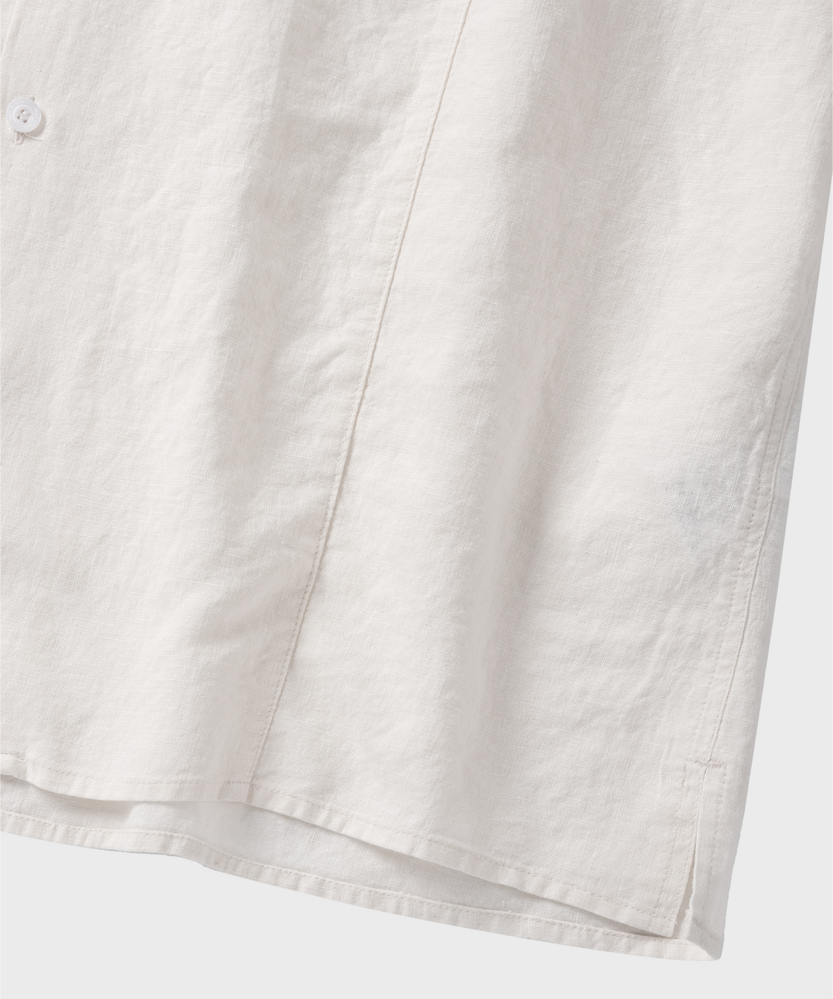 넌블랭크(NONBLANK) 워싱 린넨 HS 셔츠_WHITE