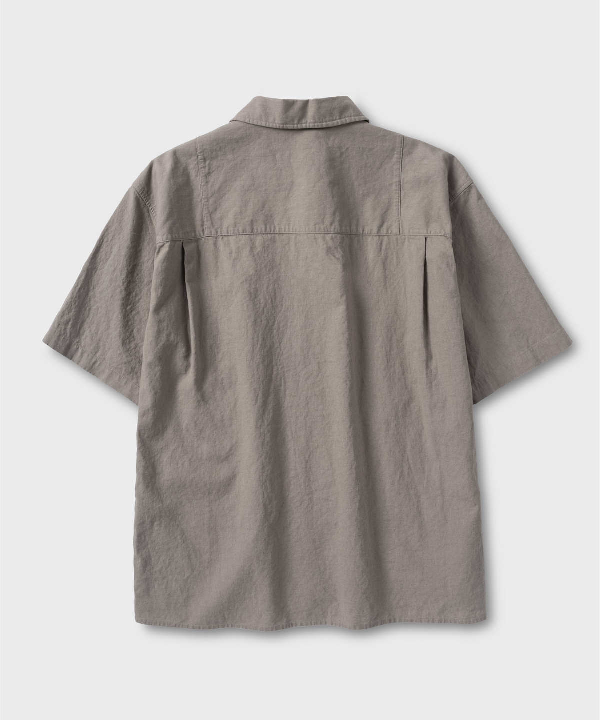 넌블랭크(NONBLANK) 워싱 린넨 HS 셔츠_KHAKI