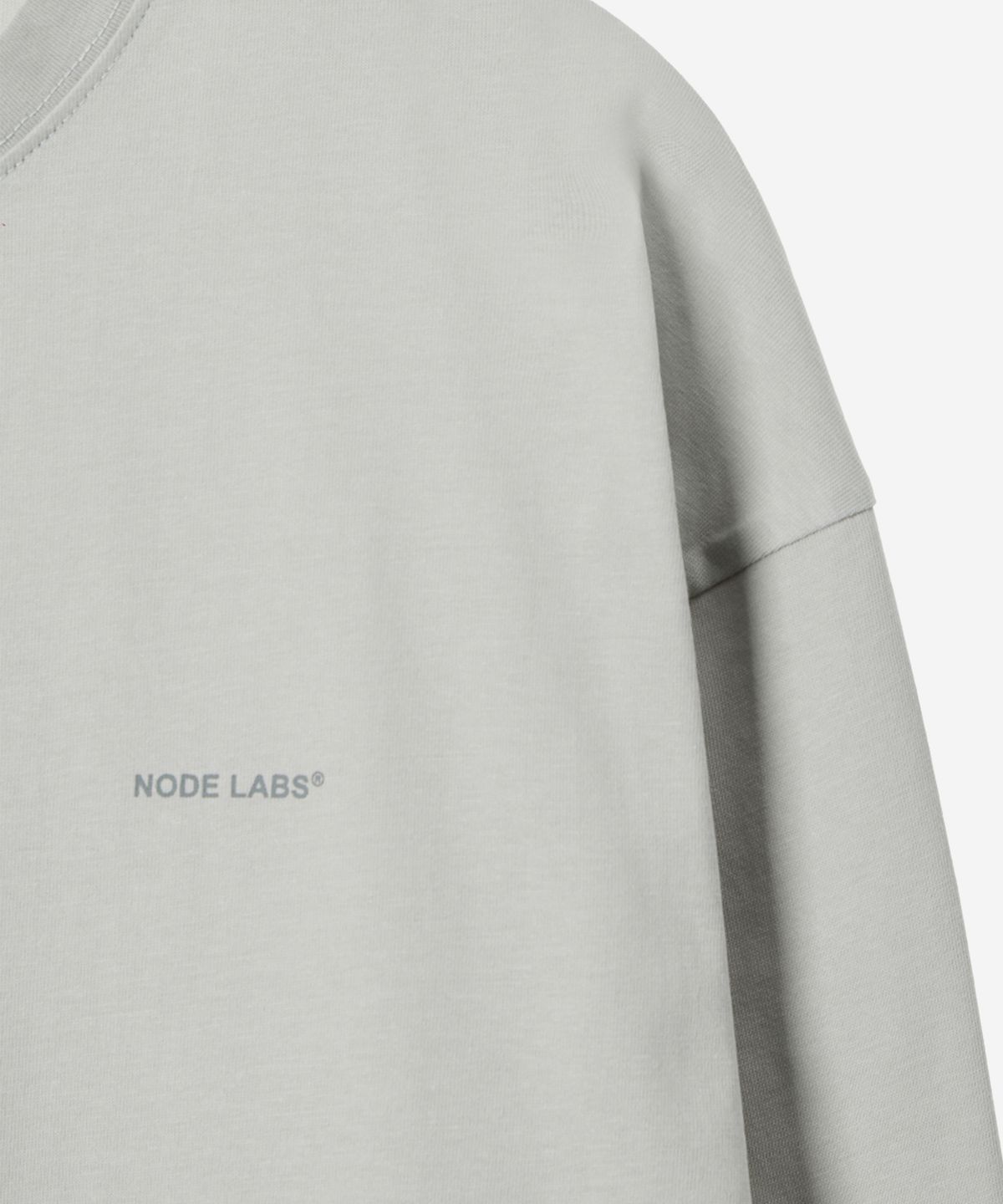 노드랩스(NODE LABS) DEV:5 베이직 롱슬리브 티셔츠_그레이